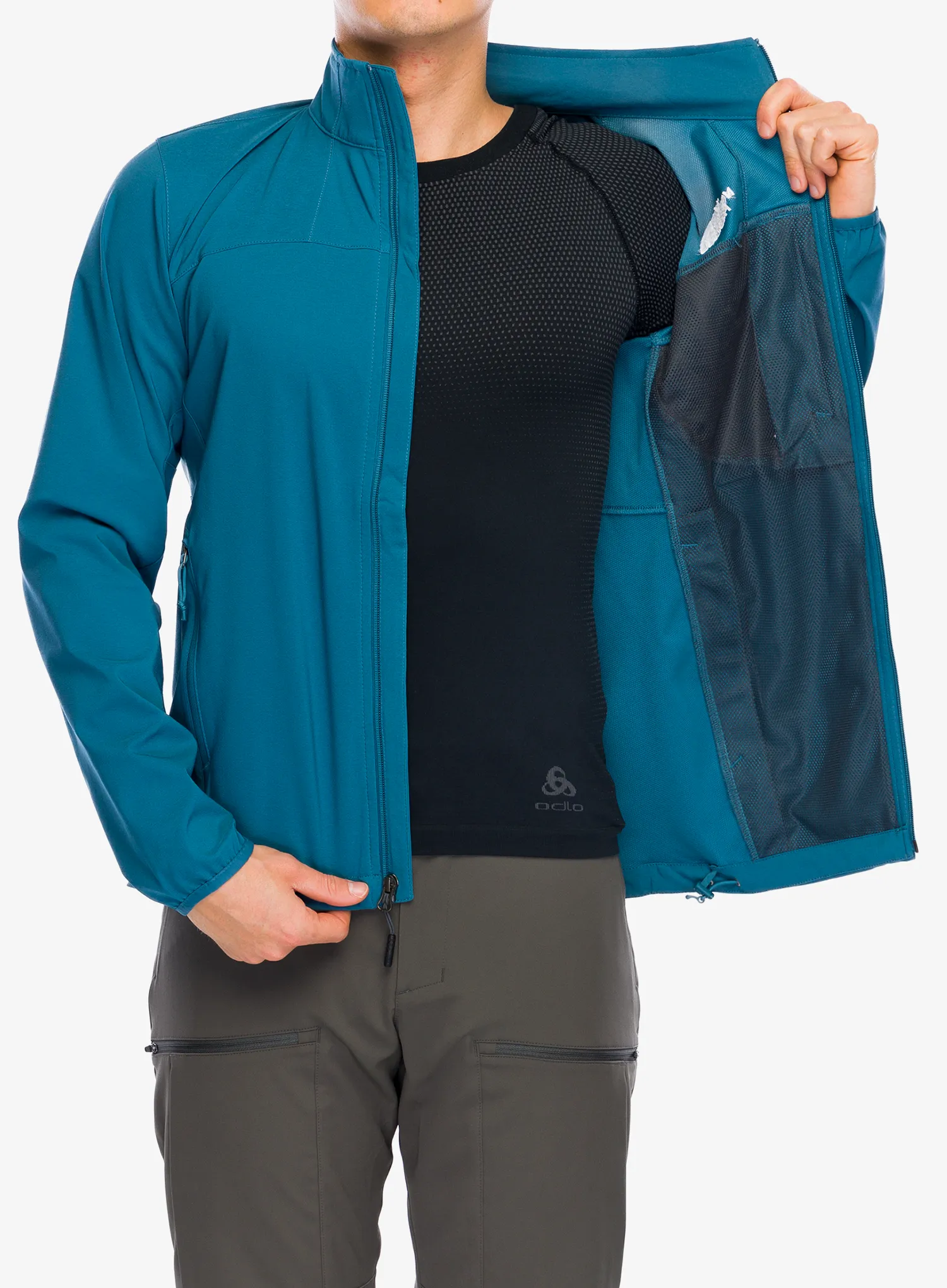 Softshellová bunda The North Face Nimble Jacket - mallard blue