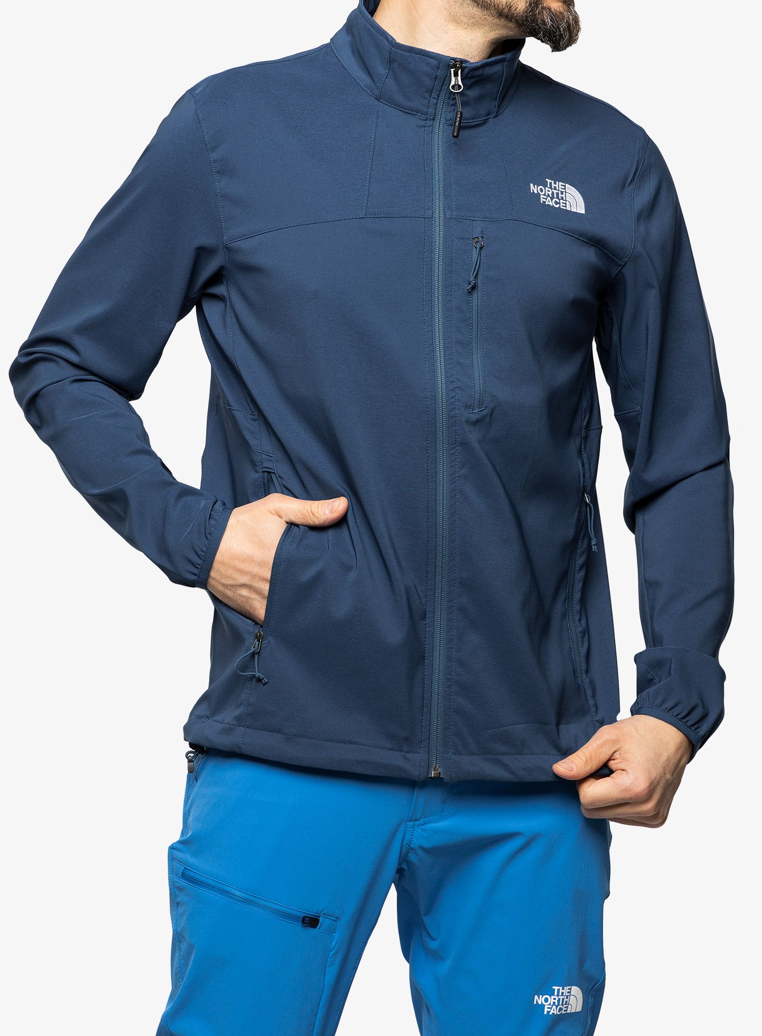 Softshellová bunda The North Face Nimble Jacket - shady blue