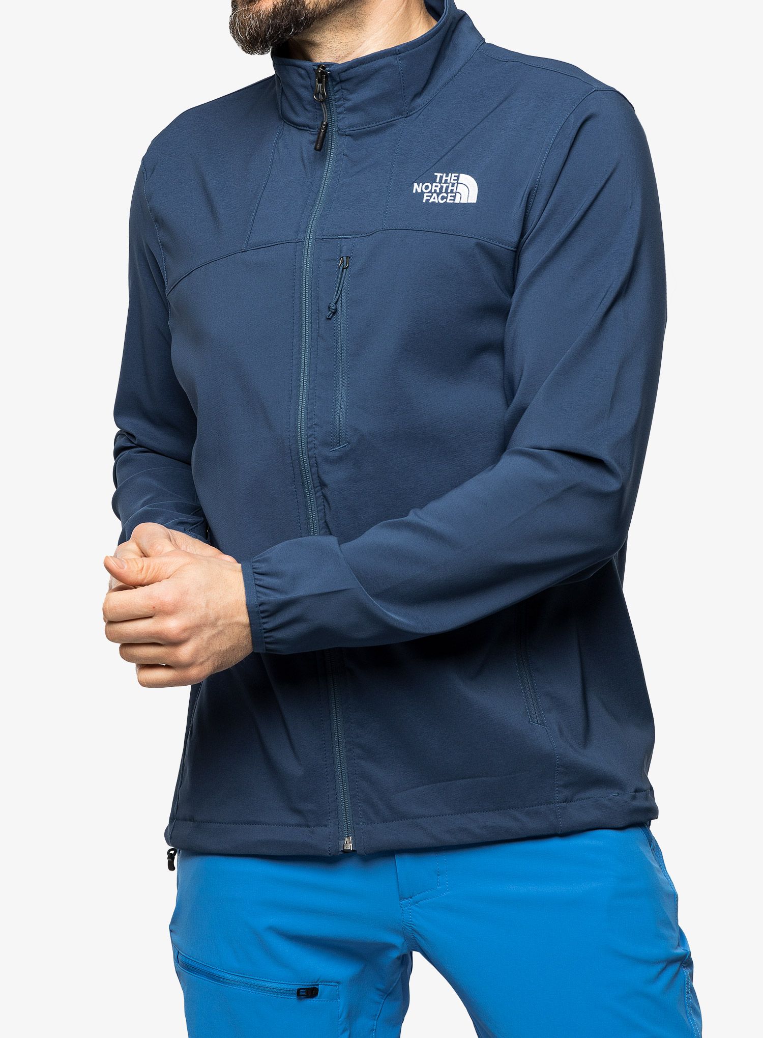 Softshellová bunda The North Face Nimble Jacket - shady blue