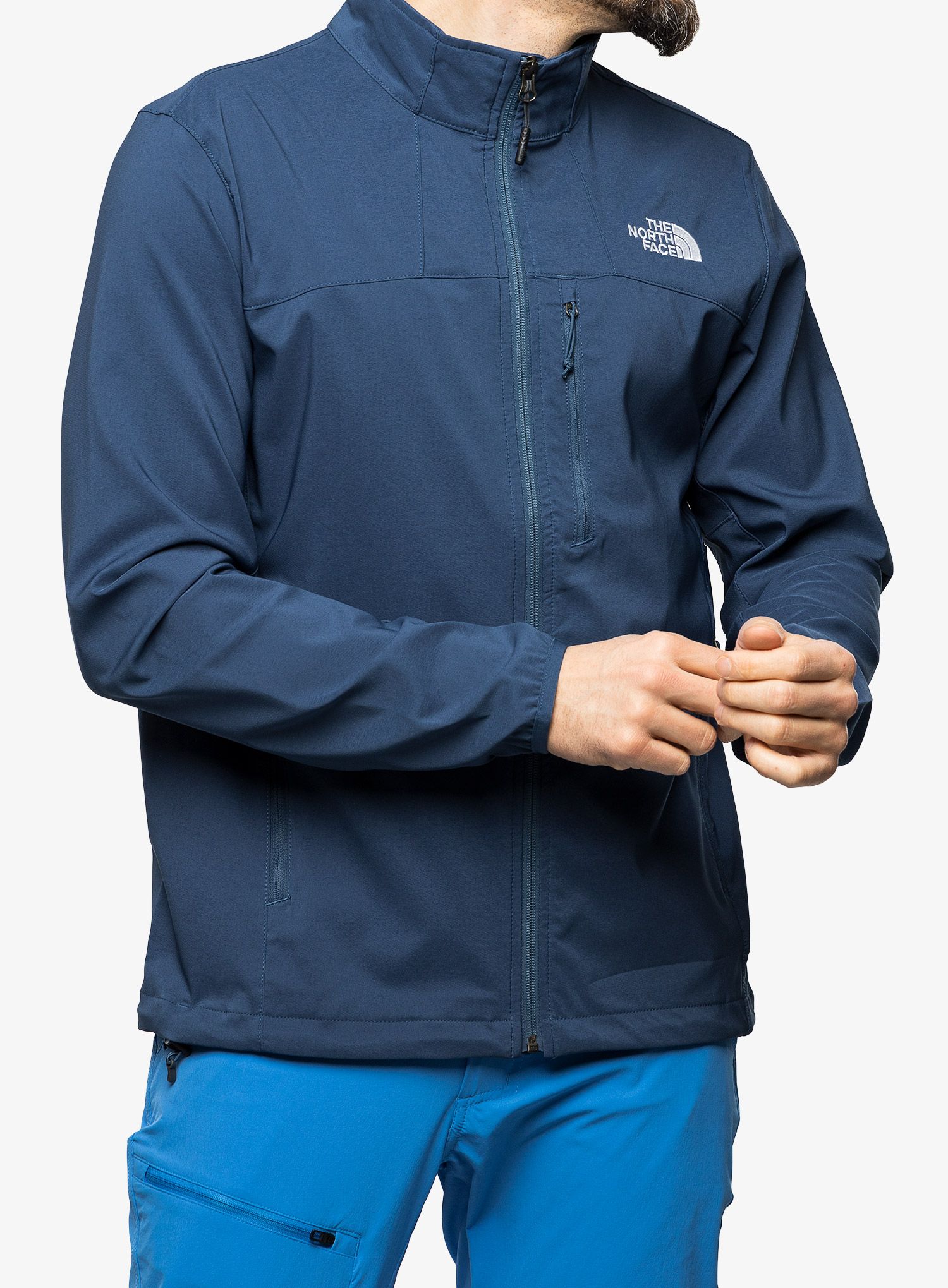 Softshellová bunda The North Face Nimble Jacket - shady blue