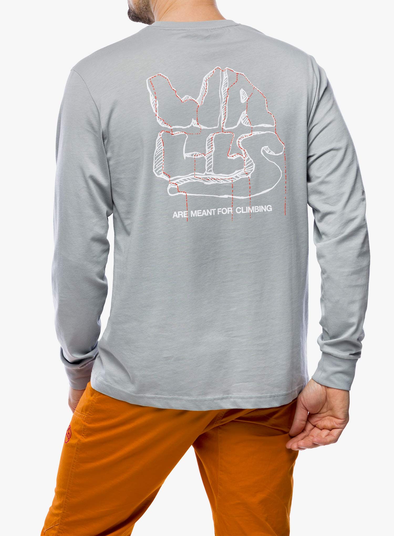 Mikina na lezení The North Face Outdoor Graphic L/S - monument grey
