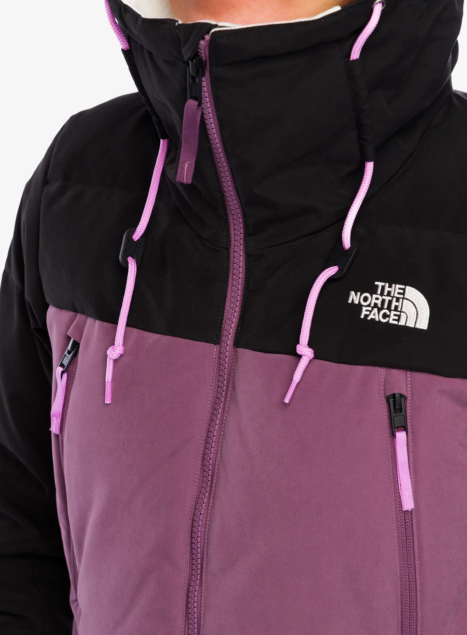 Dámská lyžařská bunda The North Face Pallie Down Jacket - midnight mauve/tnf black