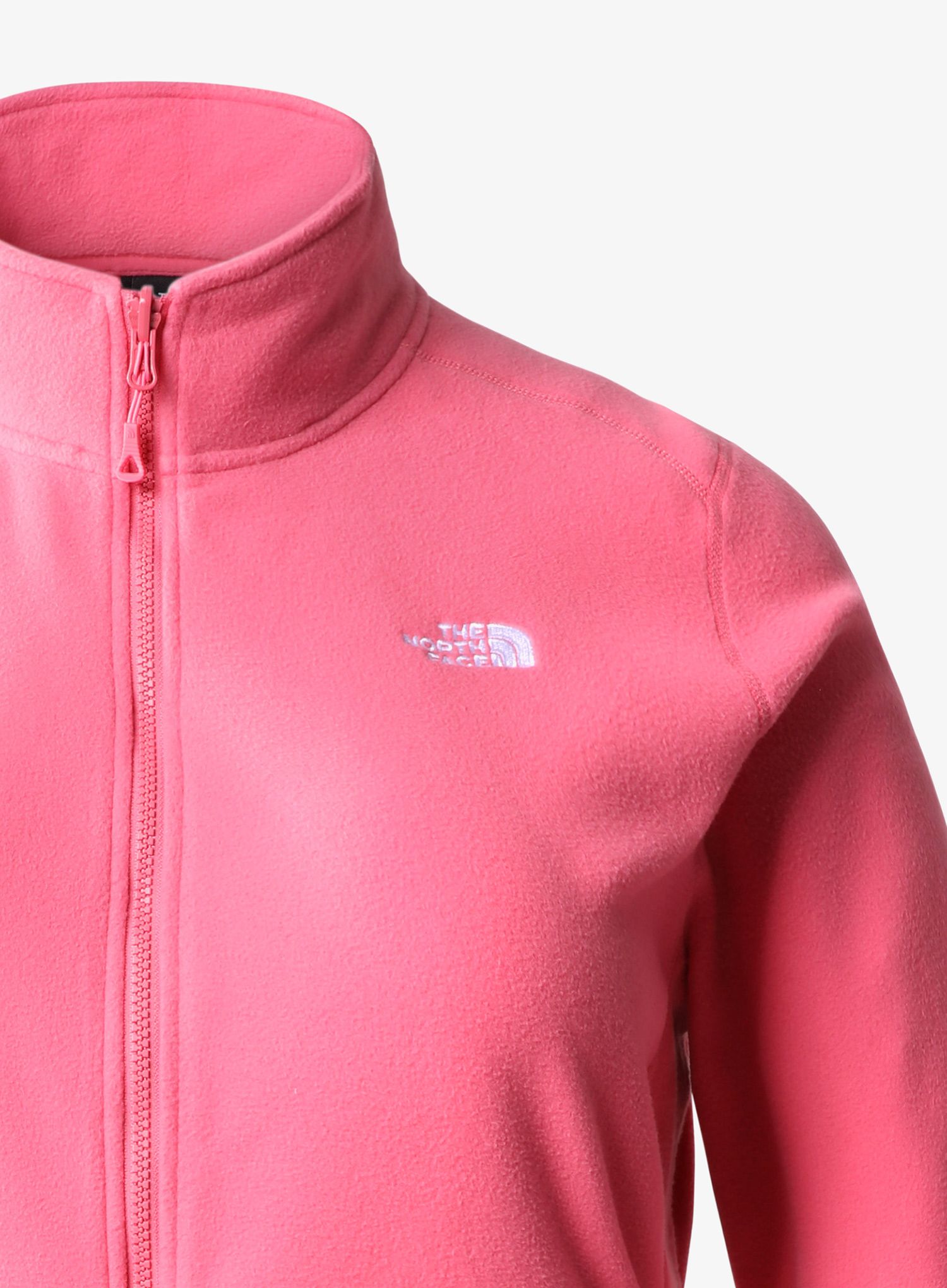 Fleece mikina dámská The North Face Plus 100 Glacier Full Zip - cosmo pink