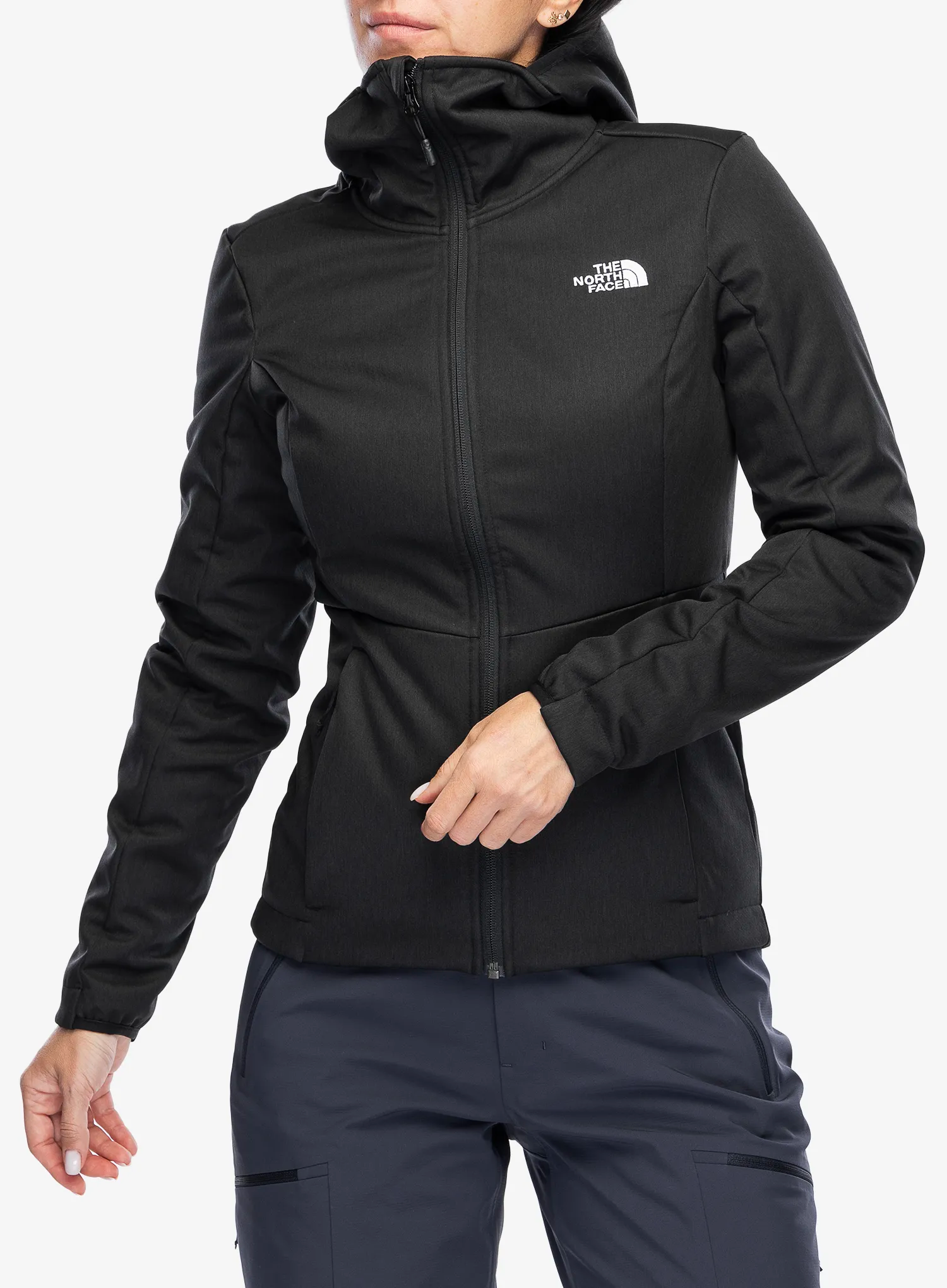 Softshellová bunda dámská The North Face Quest Highloft Soft Shell - tnf black heather