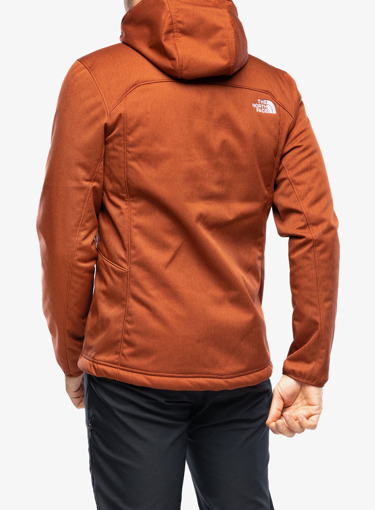Pánská bunda The North Face Quest Hooded Softshell - brandy brown