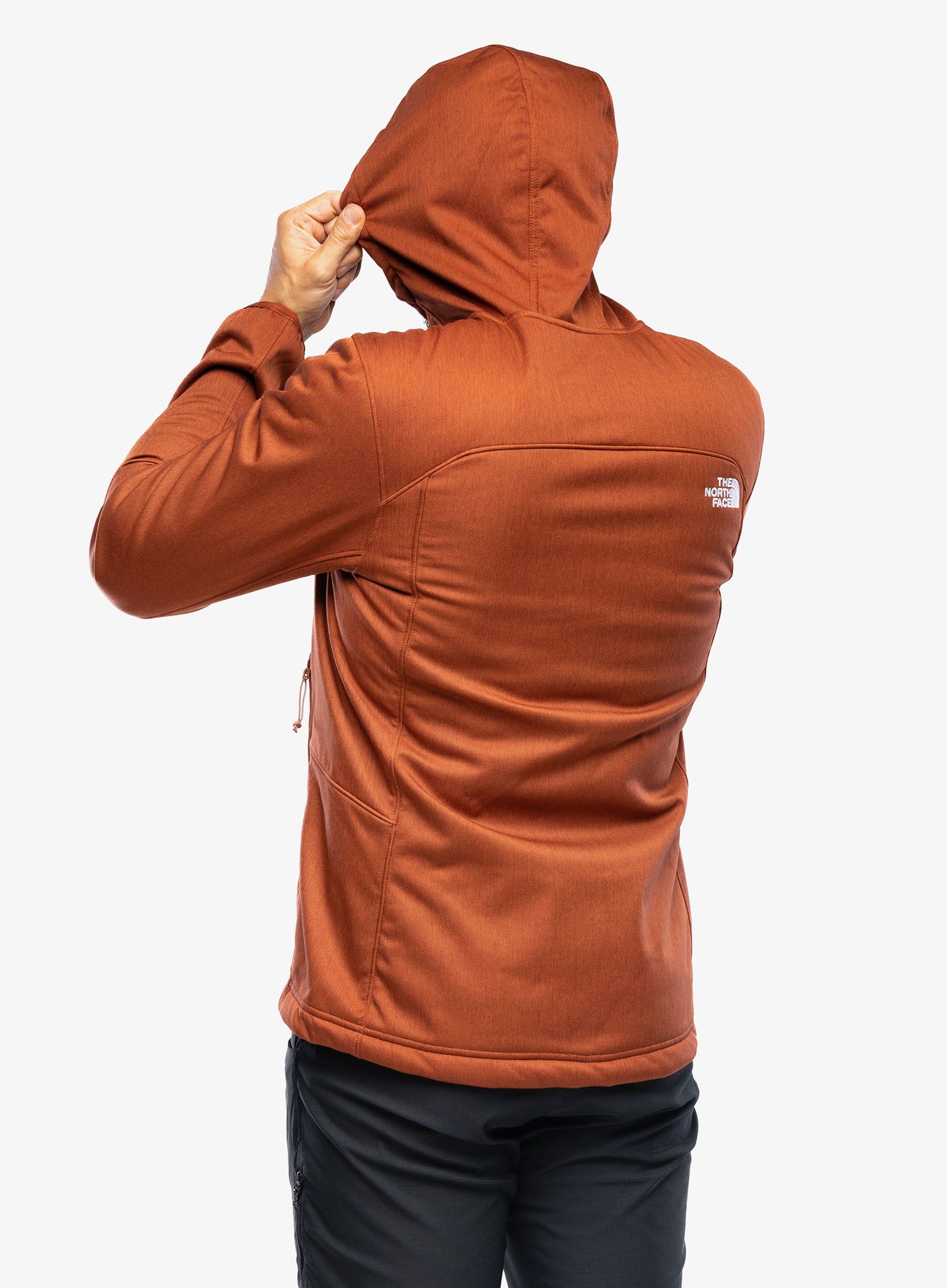 Pánská bunda The North Face Quest Hooded Softshell - brandy brown