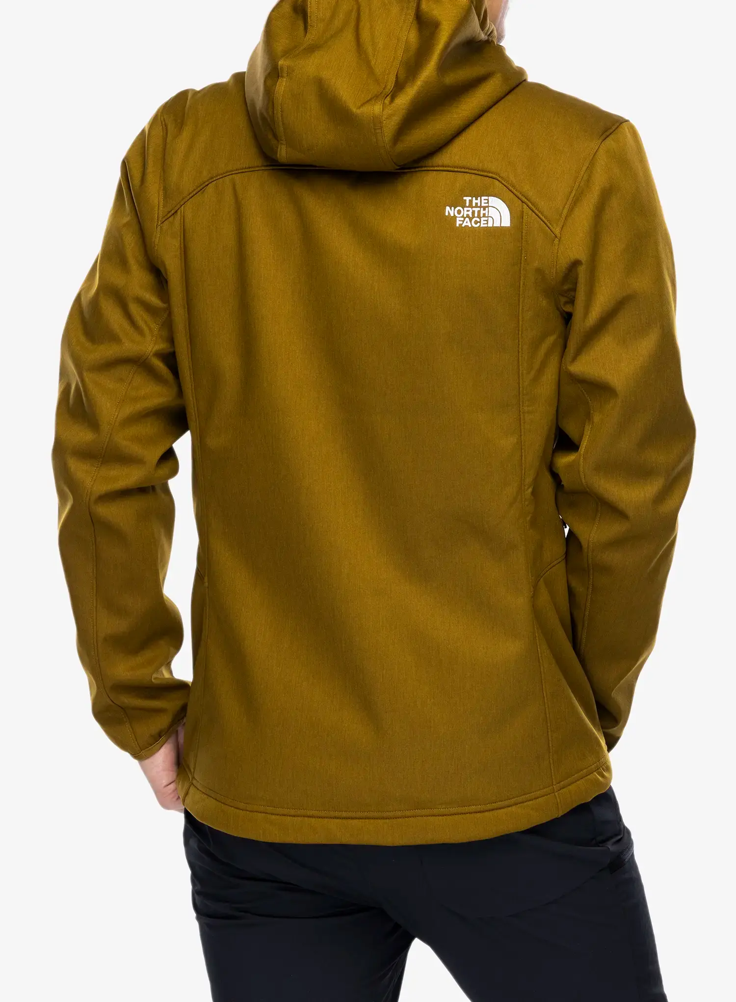 Softshellová bunda The North Face Quest Hooded Softshell - moss green dark heather