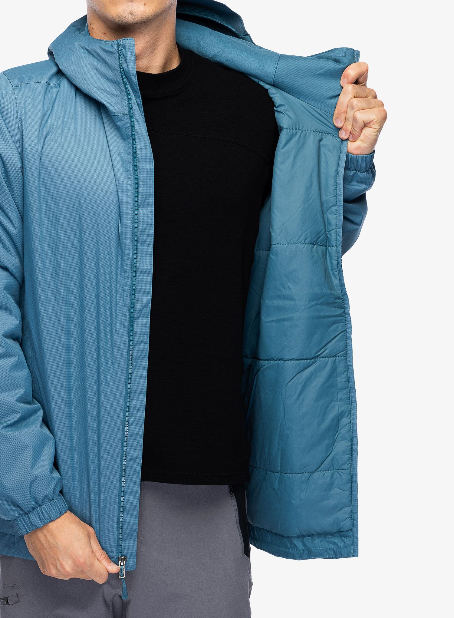 Zateplená bunda The North Face Quest Insulated Jacket - mallard blue dark heather