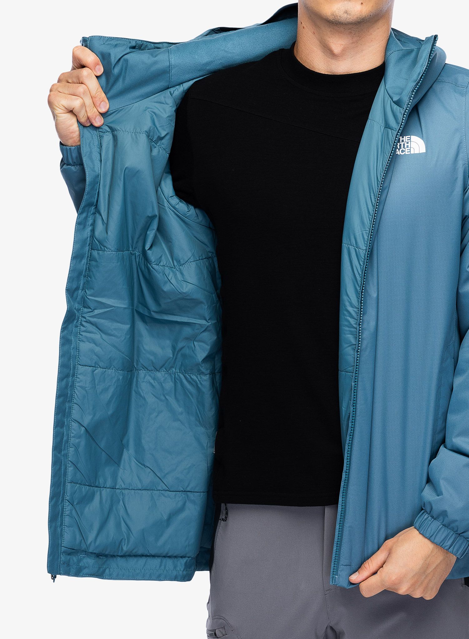 Zateplená bunda The North Face Quest Insulated Jacket - mallard blue dark heather