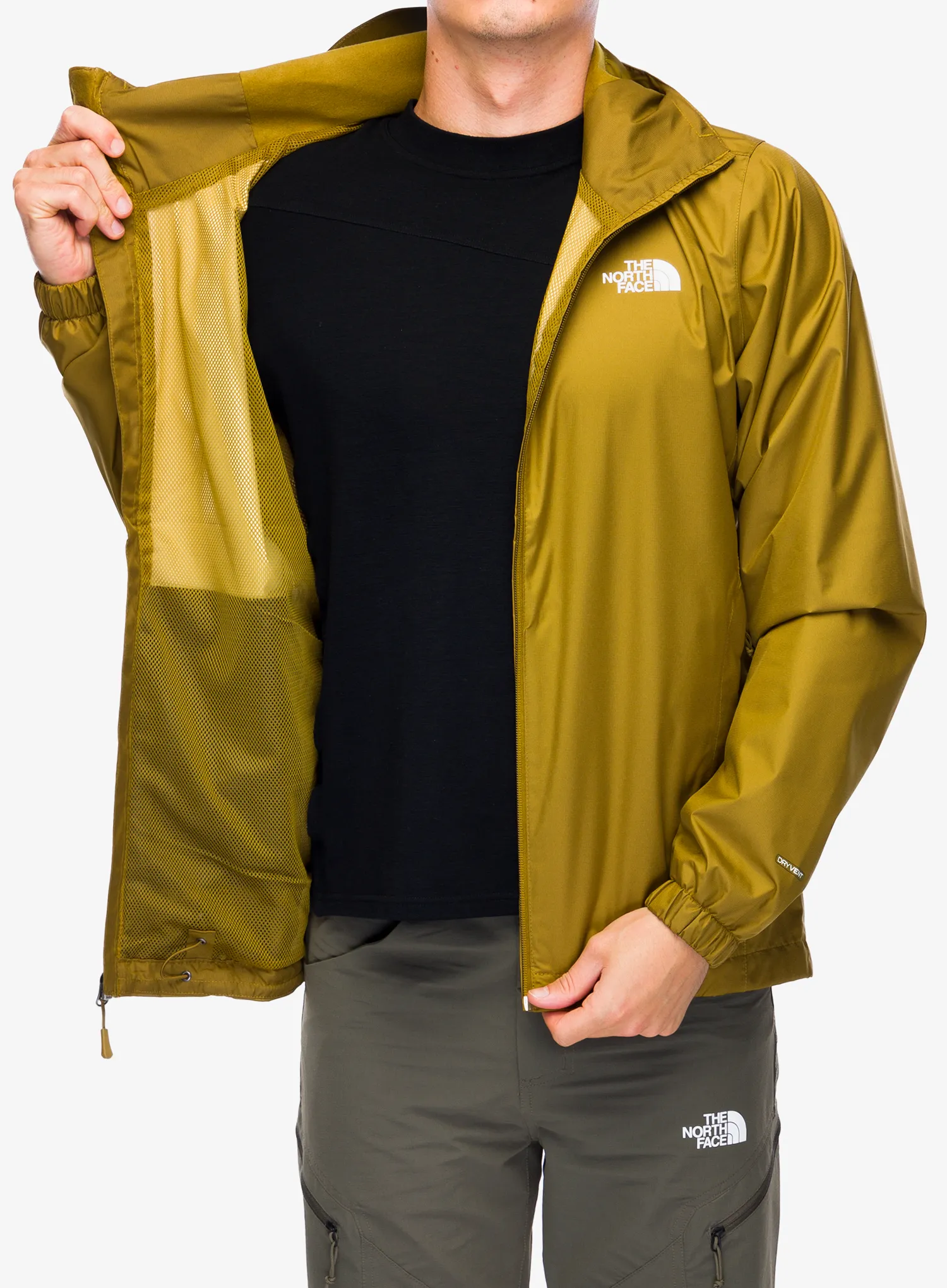 Bunda do deště The North Face Quest Jacket - moss green