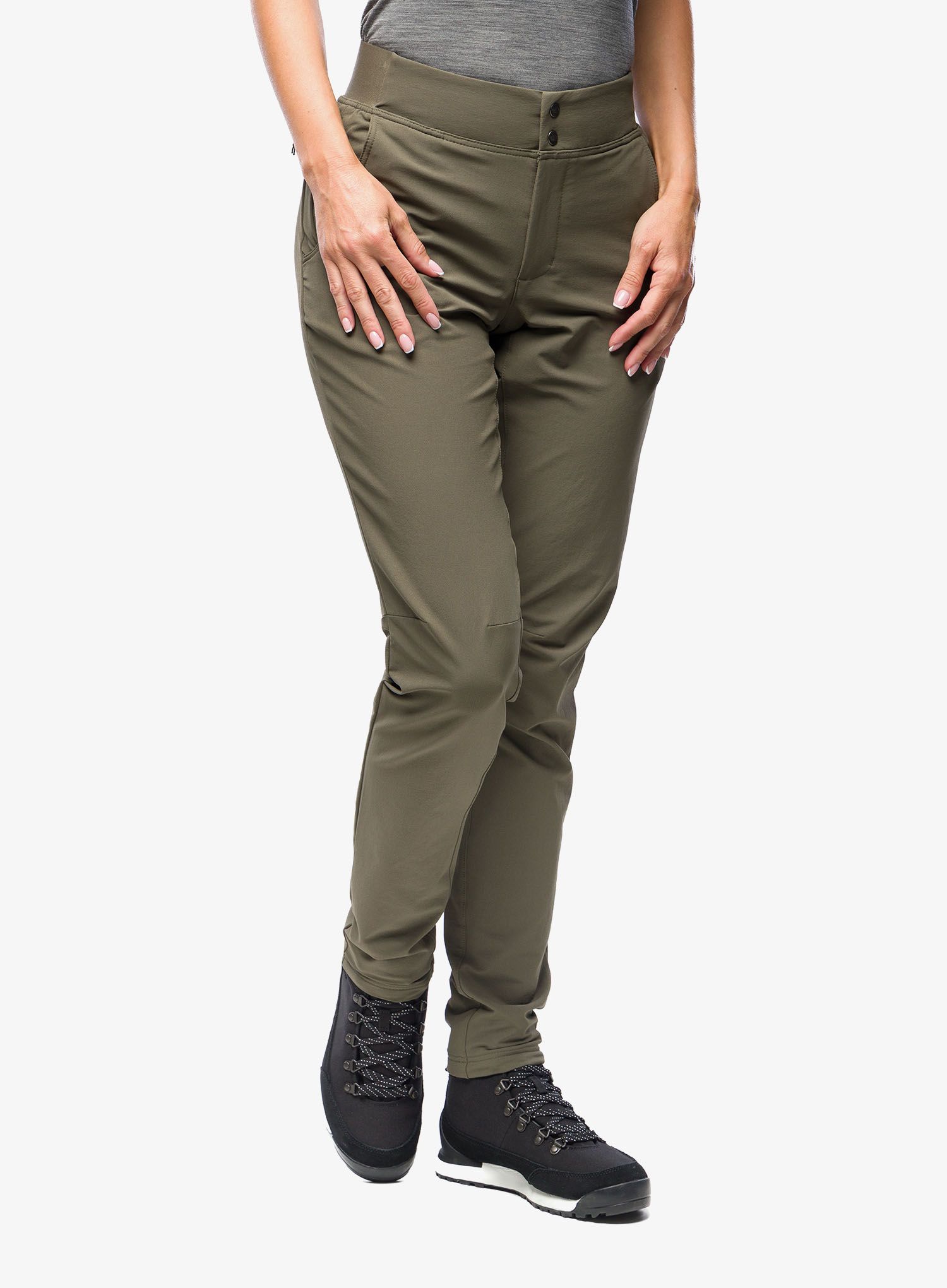 Softshellové kalhoty dámské The North Face Quest Softshell Pant - taupe green