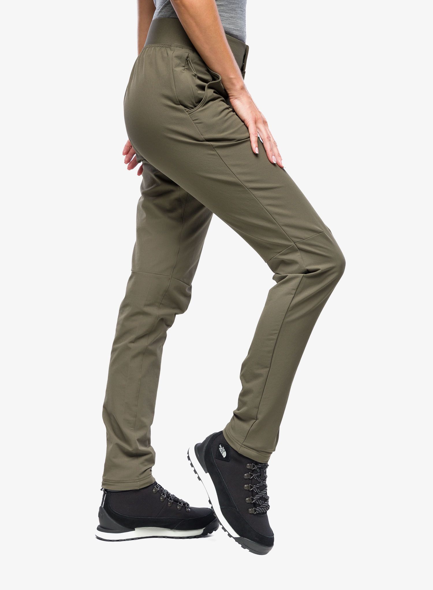Softshellové kalhoty dámské The North Face Quest Softshell Pant - taupe green
