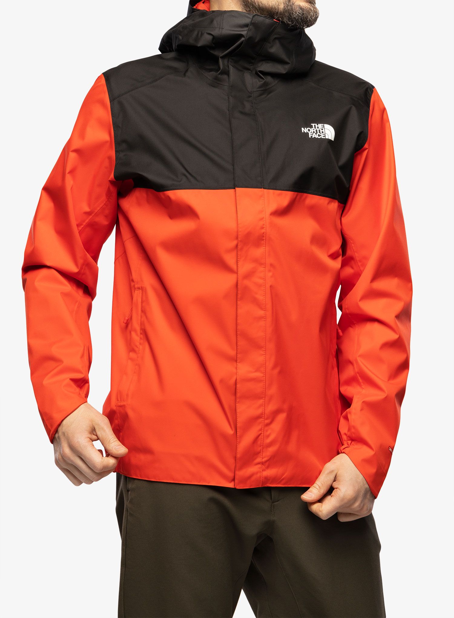 Pánská bunda The North Face Quest Zip-In Jacket - fiery red/black