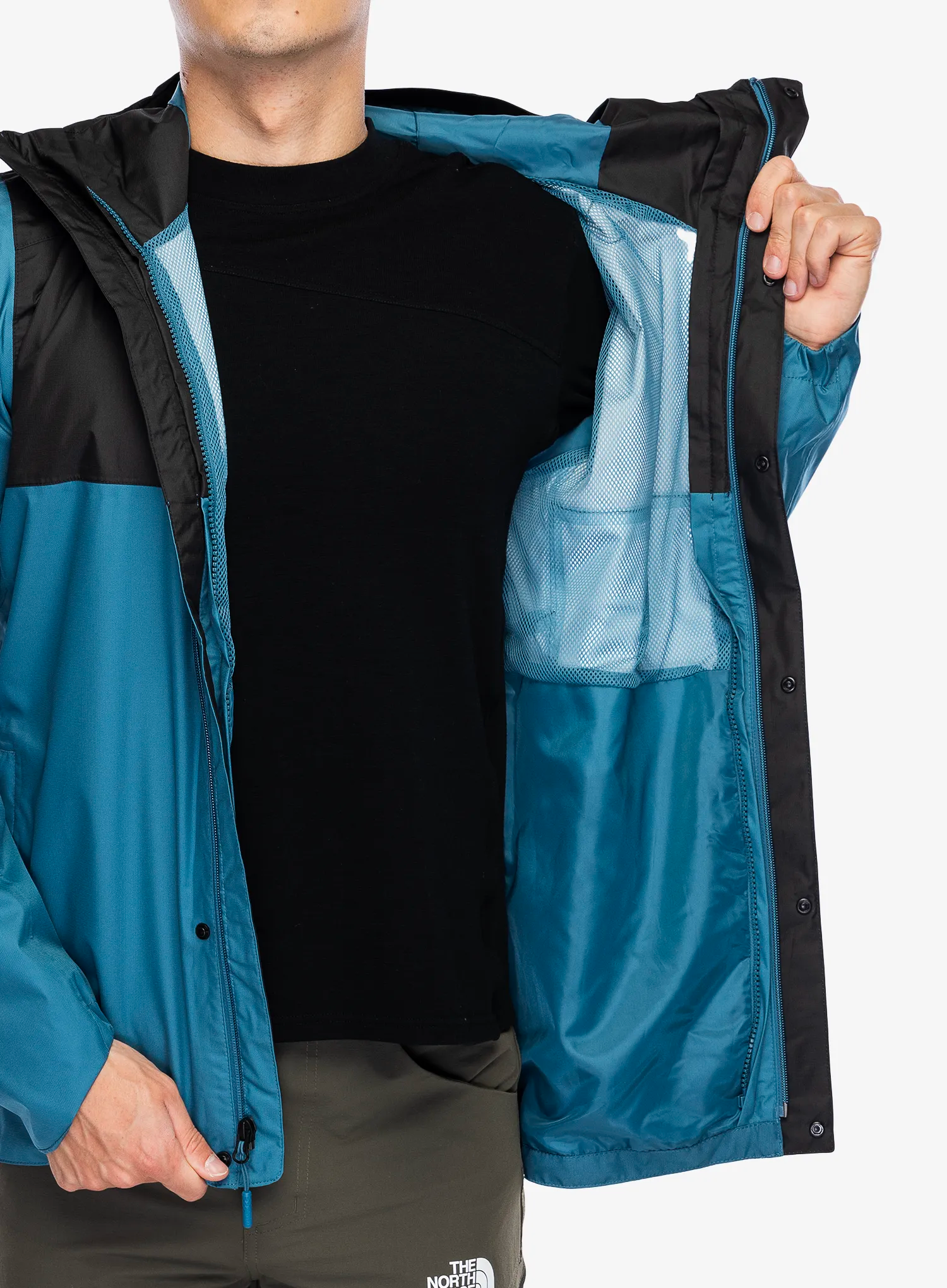 Bunda do deště The North Face Quest Zip-In Jacket - mallard blue/tnf black