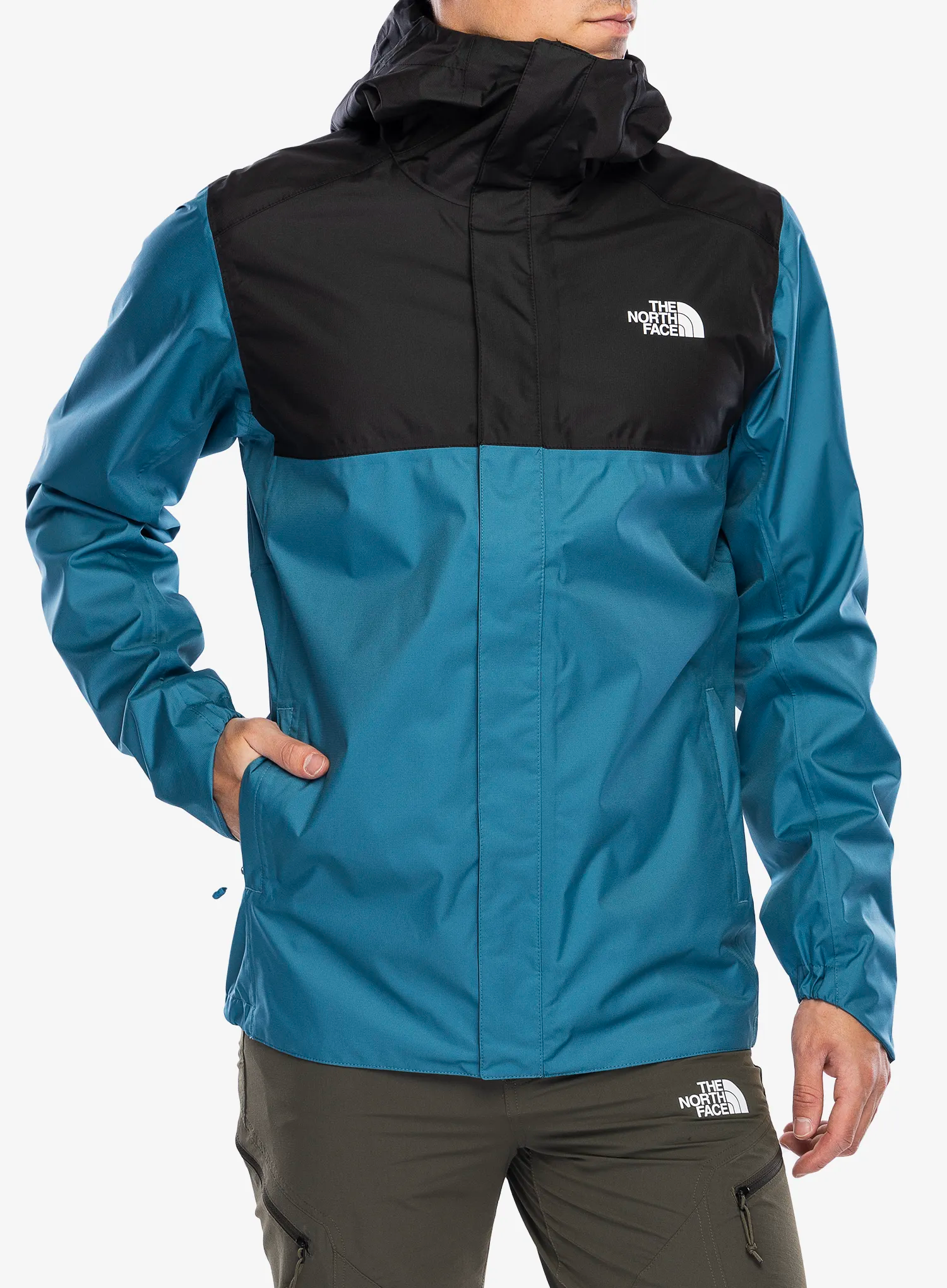Bunda do deště The North Face Quest Zip-In Jacket - mallard blue/tnf black