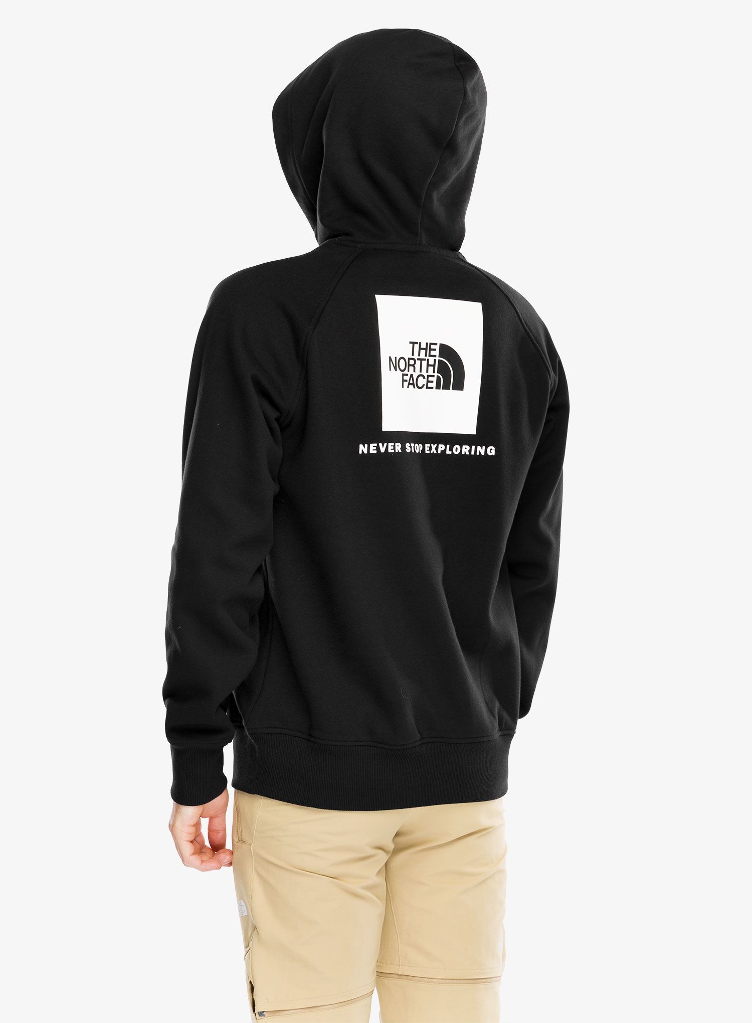 Mikina s kapucí The North Face Raglan Redbox Hoodie - tnf black/tnf white