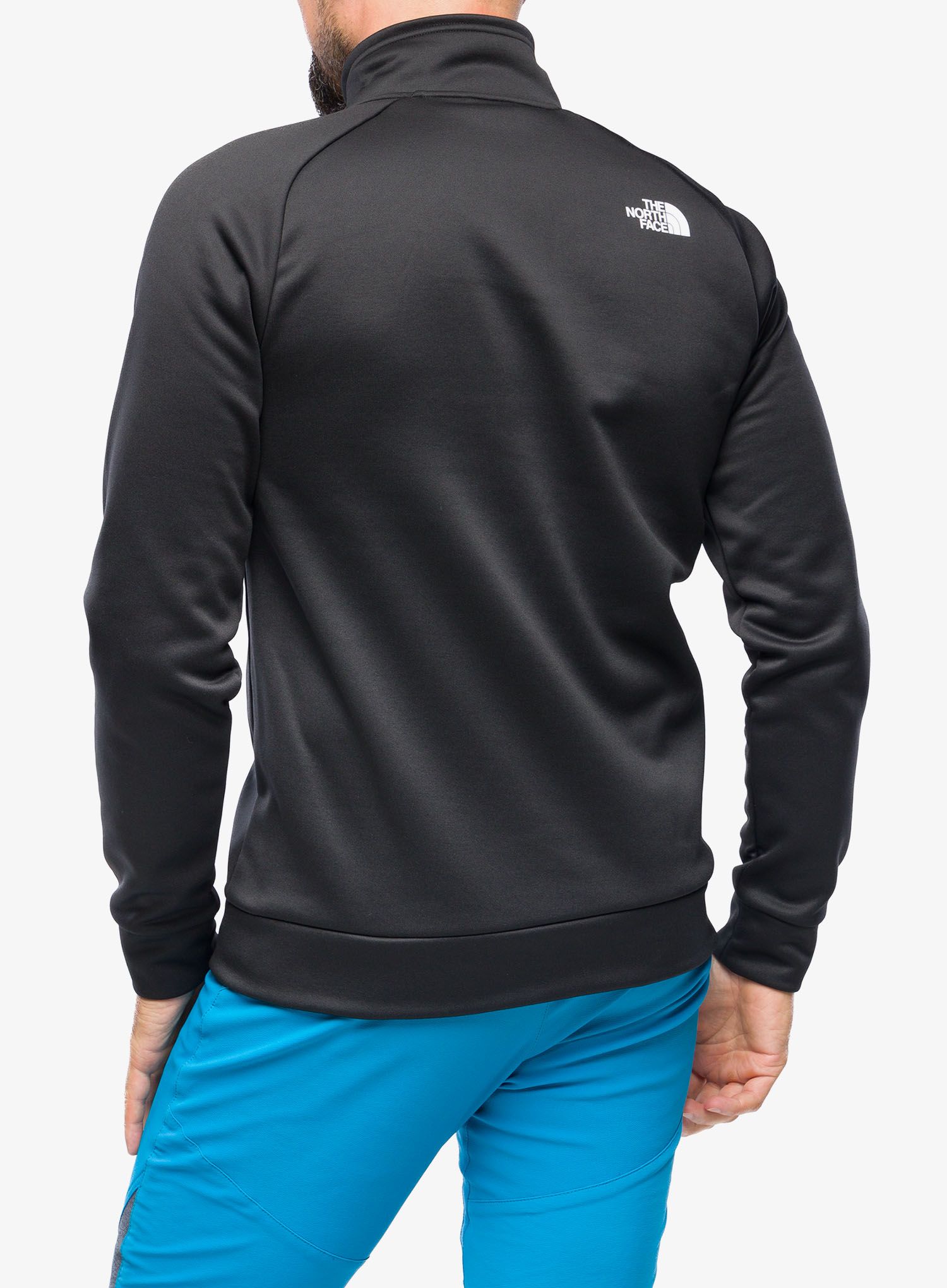 Mikina se zipem The North Face Reaxion 1/4 Zip Fleece - black/grey