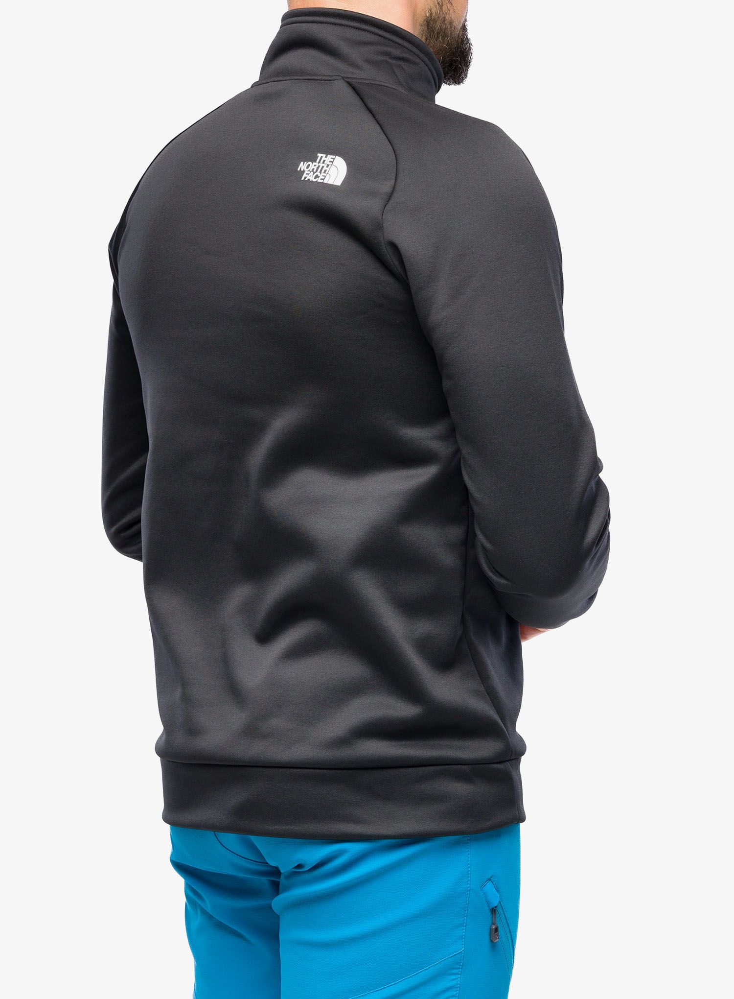 Mikina se zipem The North Face Reaxion 1/4 Zip Fleece - black/grey