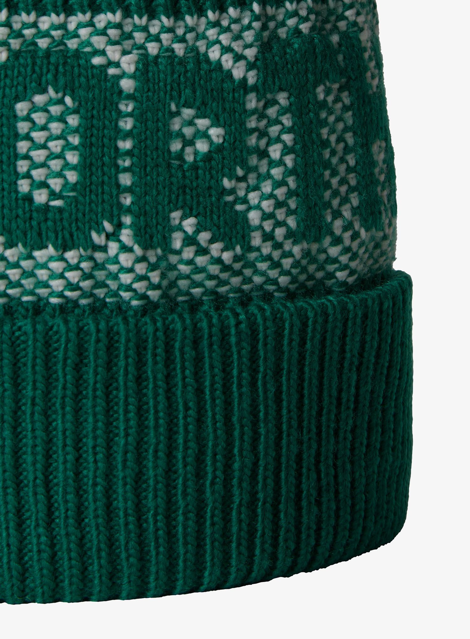 Zimní čepice The North Face Retro Cabin Beanie - evergreen/white dune
