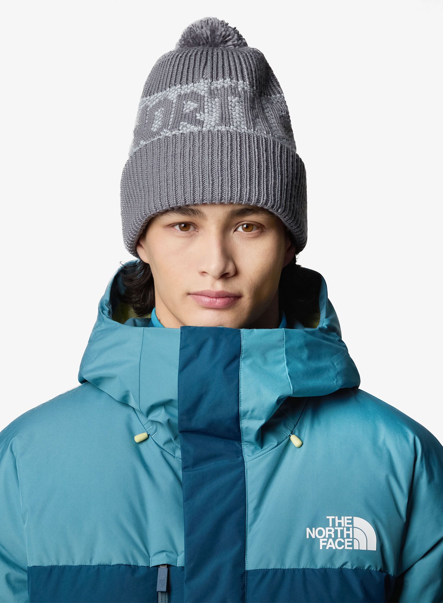 Zimní čepice The North Face Retro Cabin Beanie - smoked pearl/high rise grey