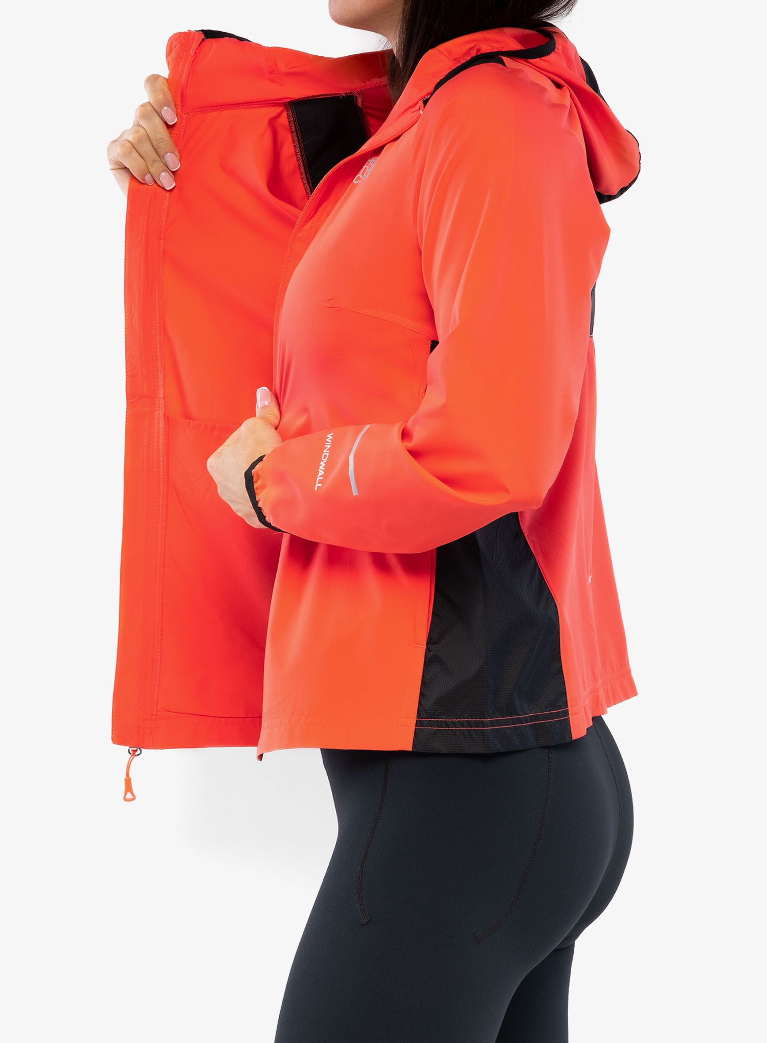 Dámská bunda The North Face Run Wind JKT - radiant orange