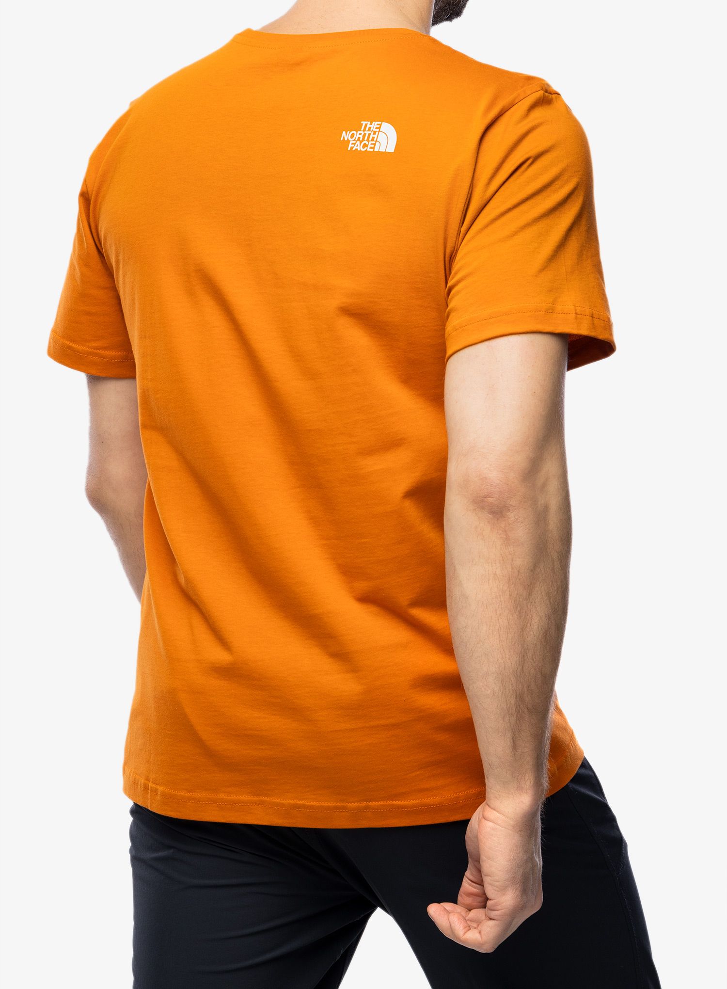 Tričko s potiskem The North Face S/S Easy Tee - desert rust