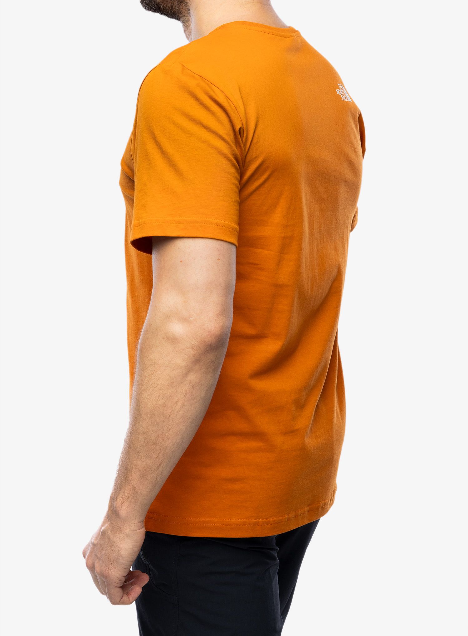 Tričko s potiskem The North Face S/S Easy Tee - desert rust