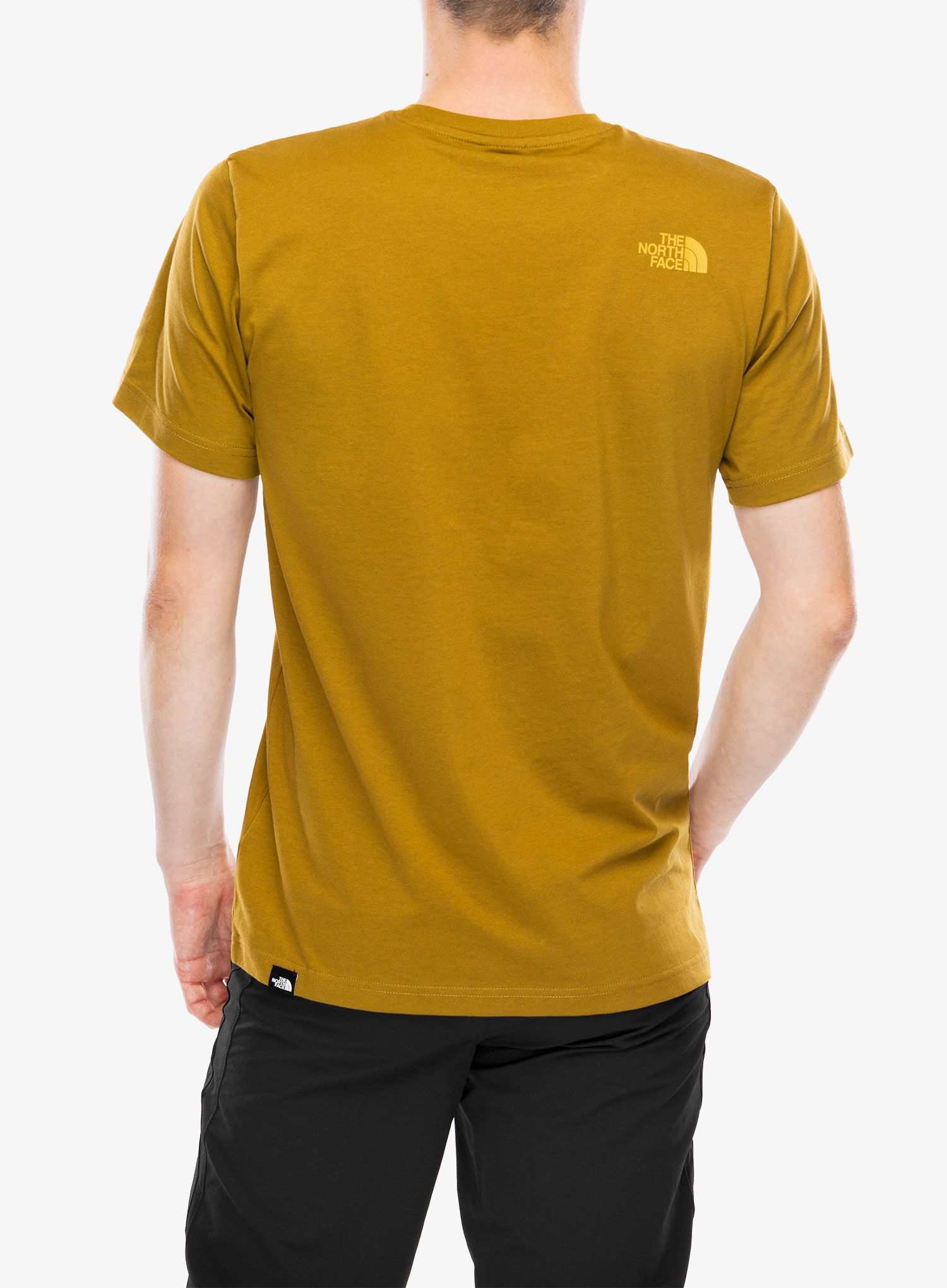 Bavlněné tričko The North Face S/S Easy Tee - moss green/amber green