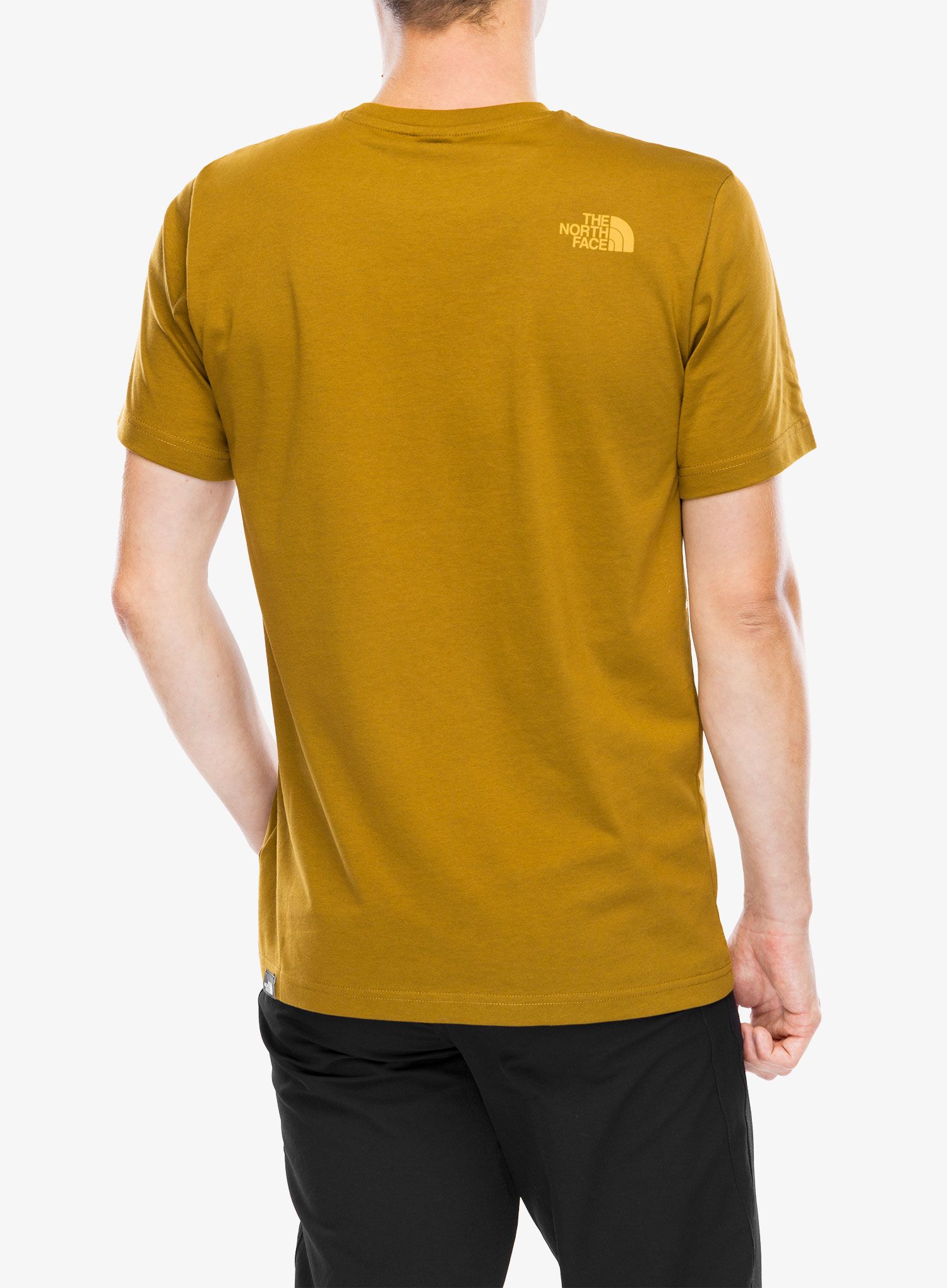 Bavlněné tričko The North Face S/S Easy Tee - moss green/amber green