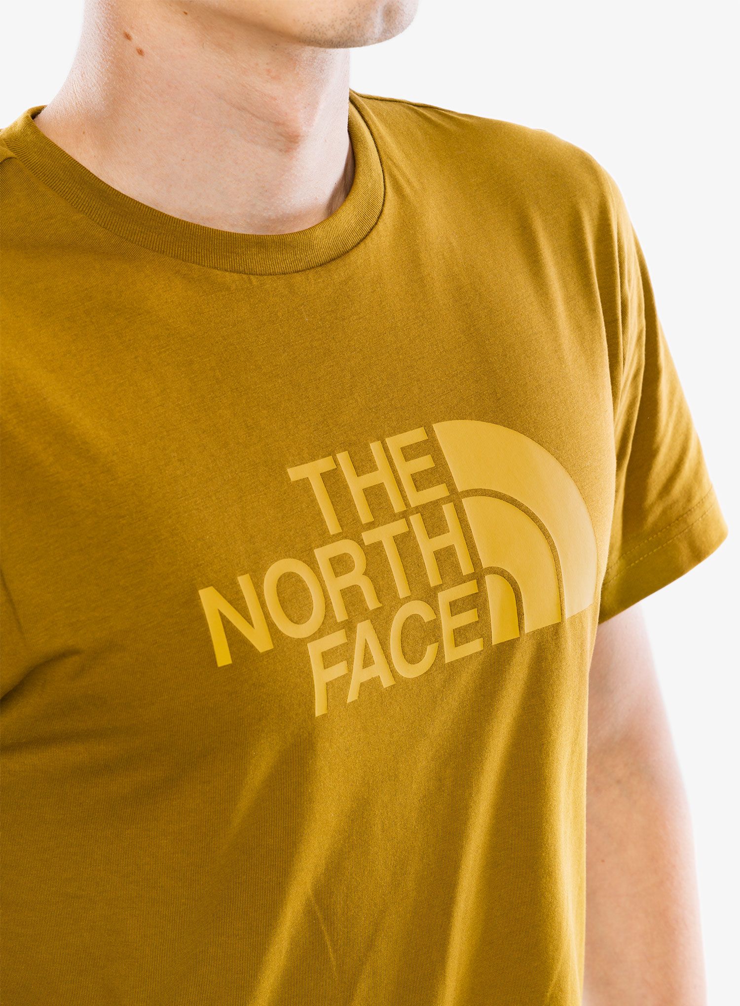 Bavlněné tričko The North Face S/S Easy Tee - moss green/amber green