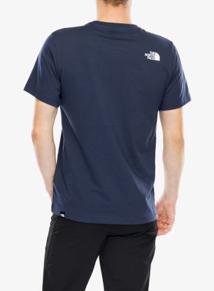 Bavlněné tričko The North Face S/S Easy Tee - summit navy