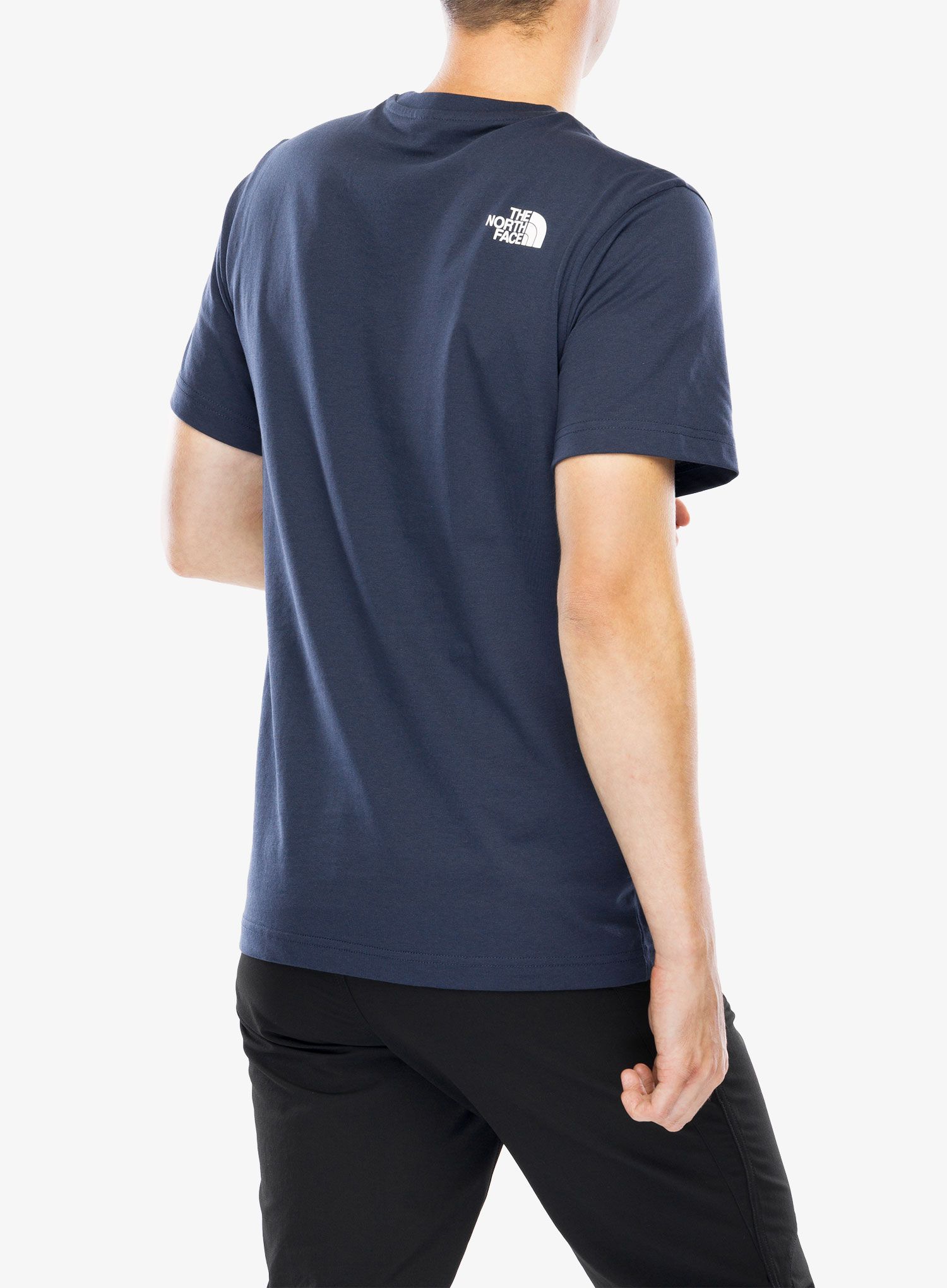 Bavlněné tričko The North Face S/S Easy Tee - summit navy