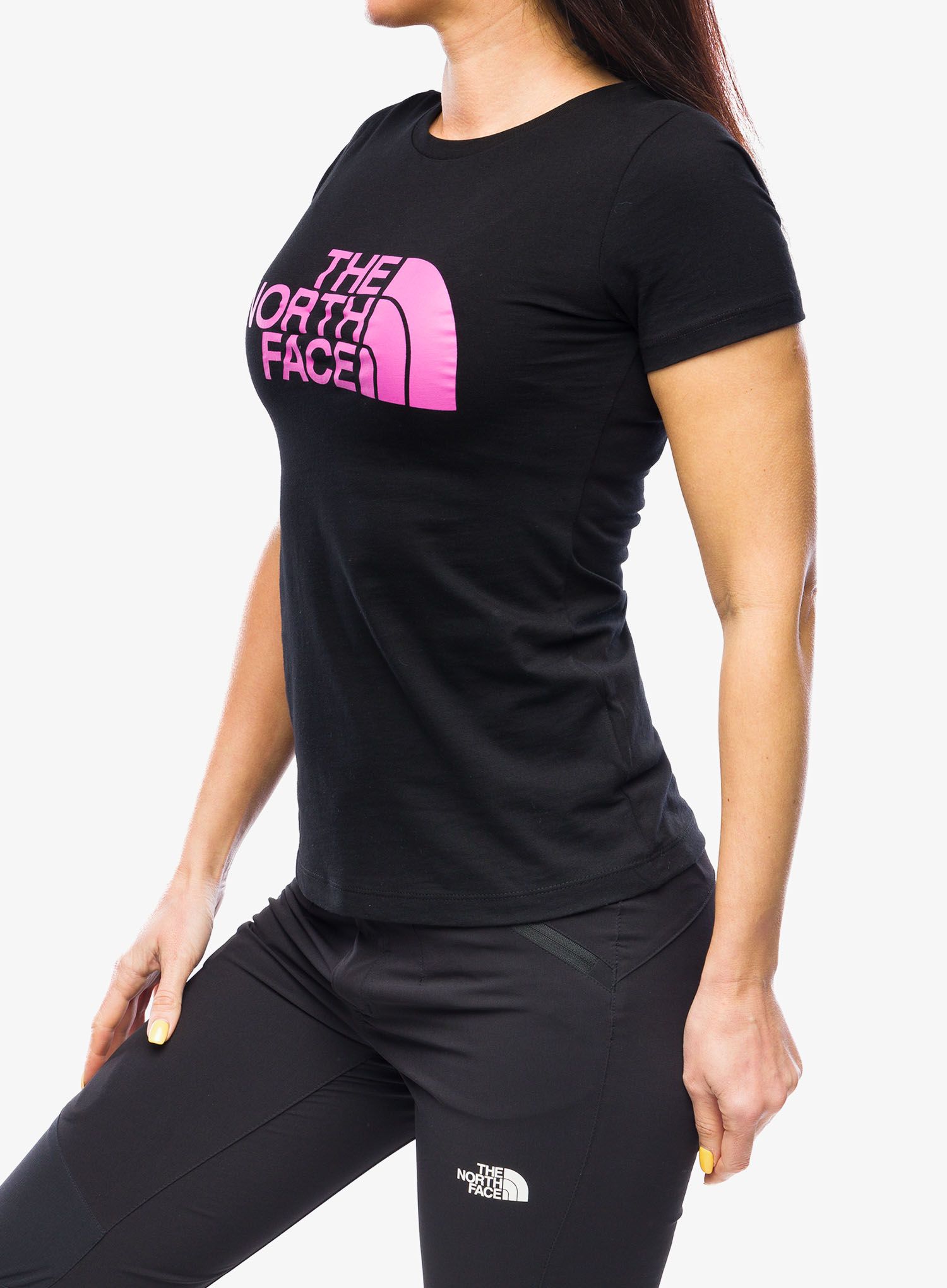 Dámské tričko The North Face S/S Easy Tee - tnf black/violet crocus