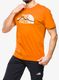 Tričko s potiskem The North Face S/S Mountain Line Tee - desert rust