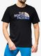 Tričko s potiskem The North Face S/S Mountain Line Tee - tnf black
