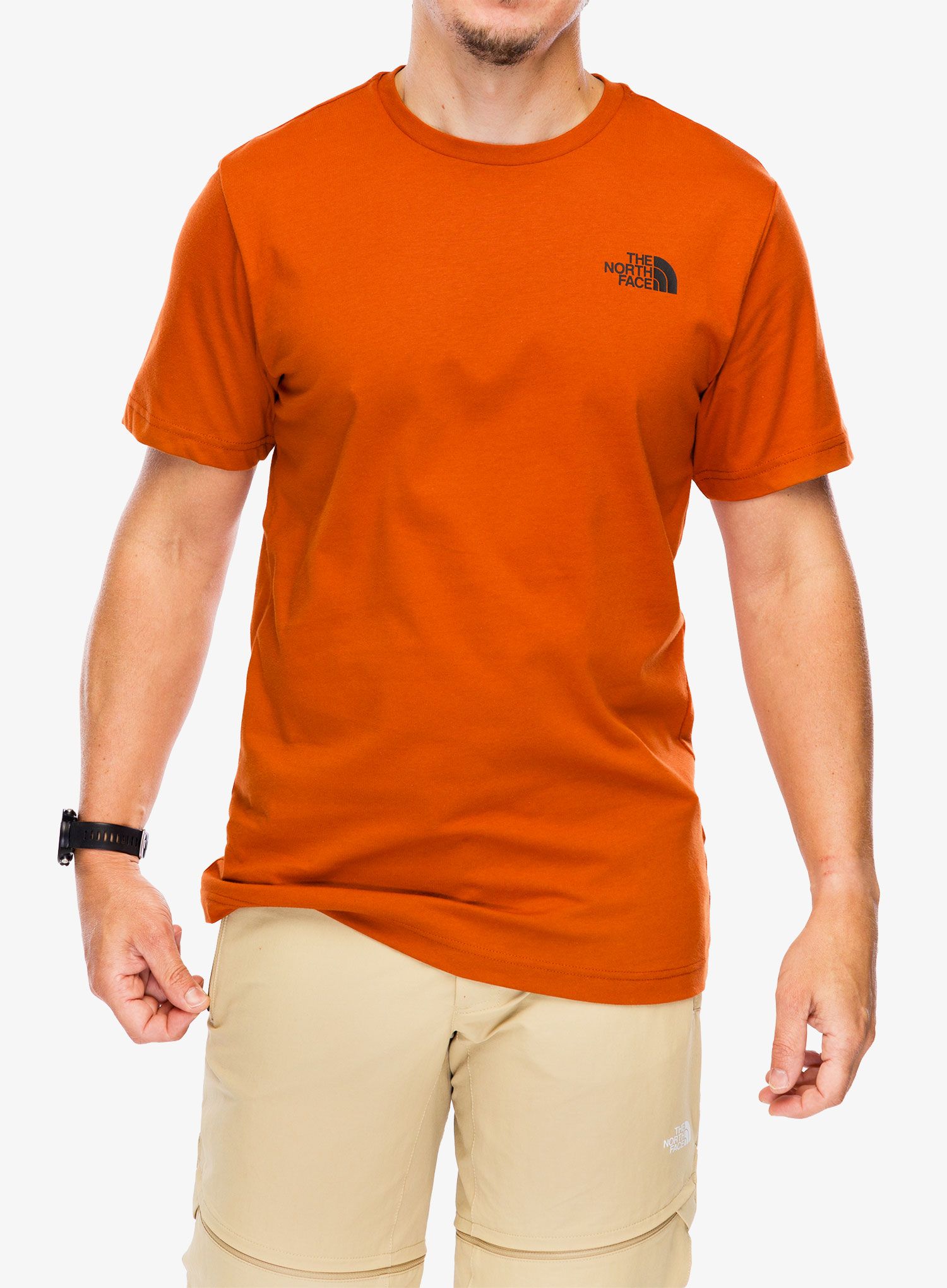 Bavlněné tričko The North Face S/S Redbox Celebration Tee - earthen copper