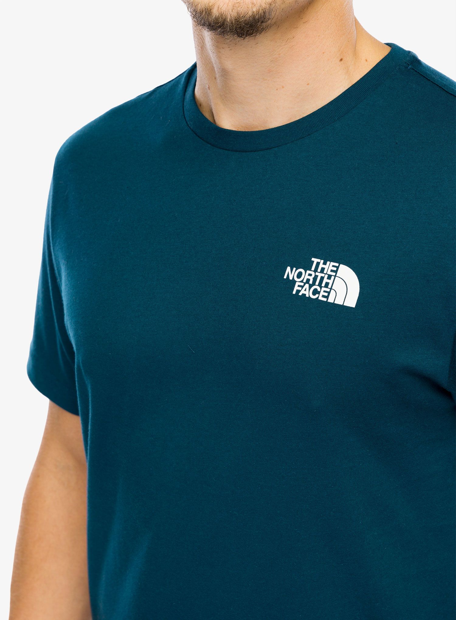 Bavlněné tričko The North Face S/S Redbox Celebration Tee - midnight petrol