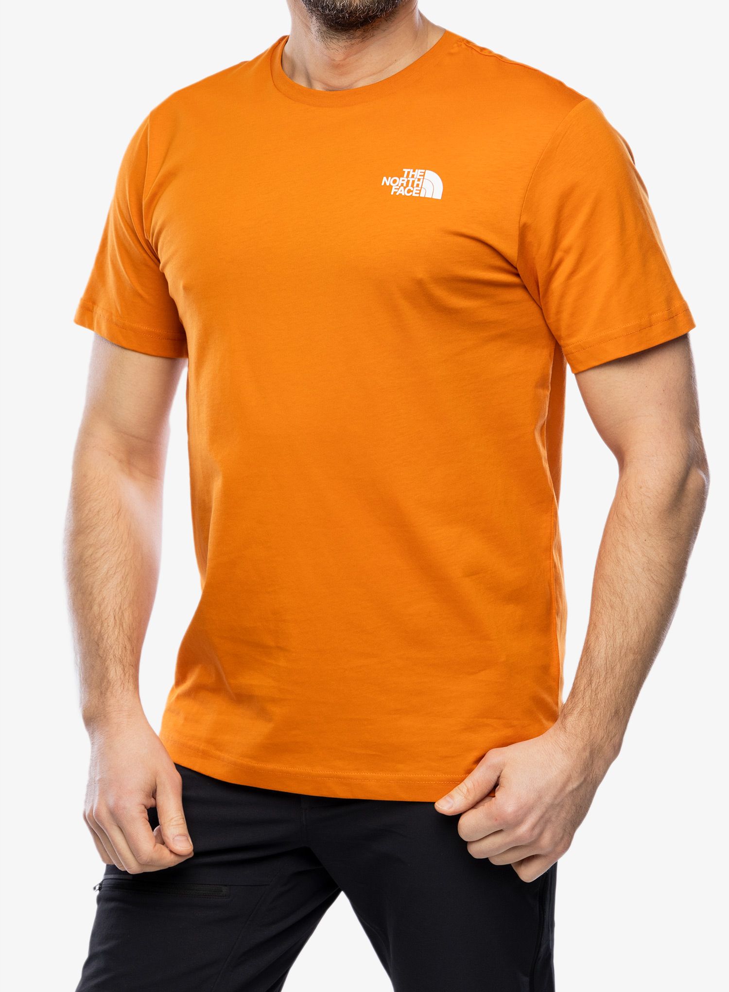 Bavlněné tričko The North Face S/S Redbox Tee - desert rust