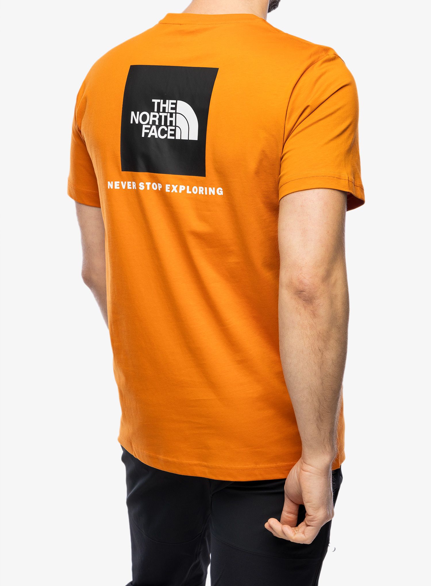 Bavlněné tričko The North Face S/S Redbox Tee - desert rust