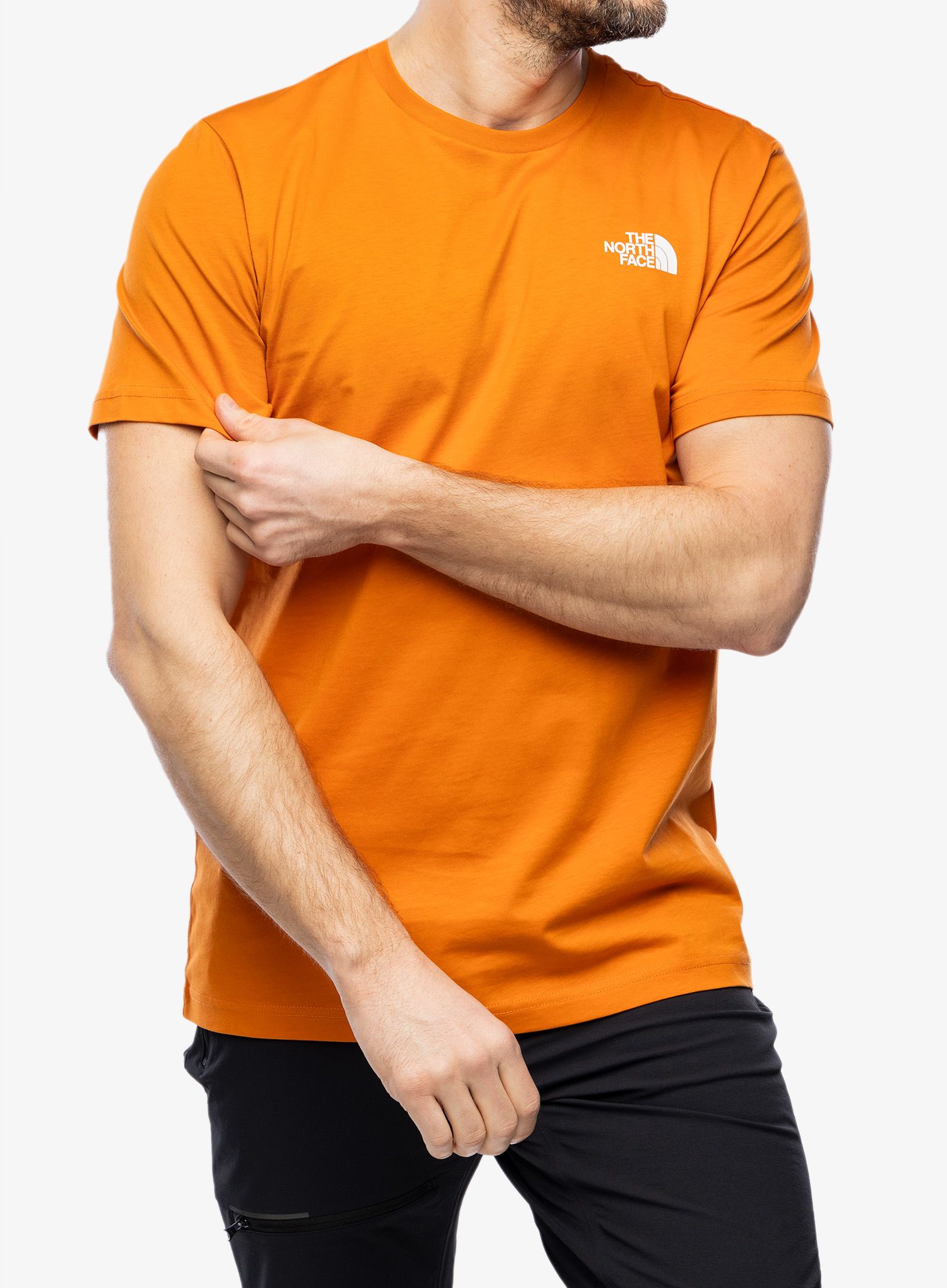 Bavlněné tričko The North Face S/S Redbox Tee - desert rust