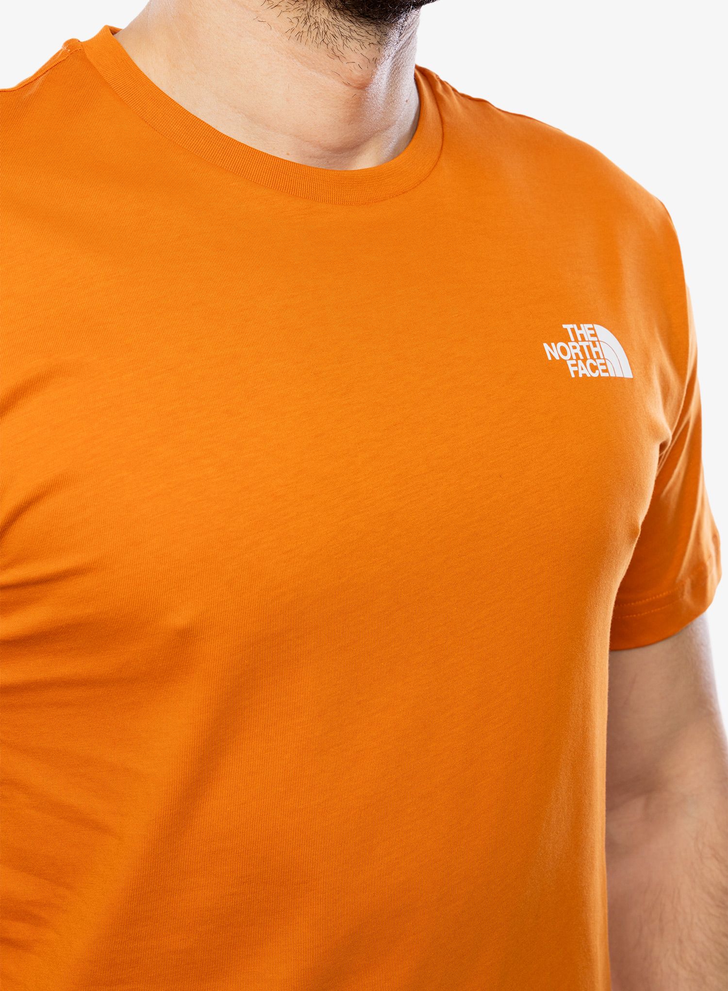 Bavlněné tričko The North Face S/S Redbox Tee - desert rust