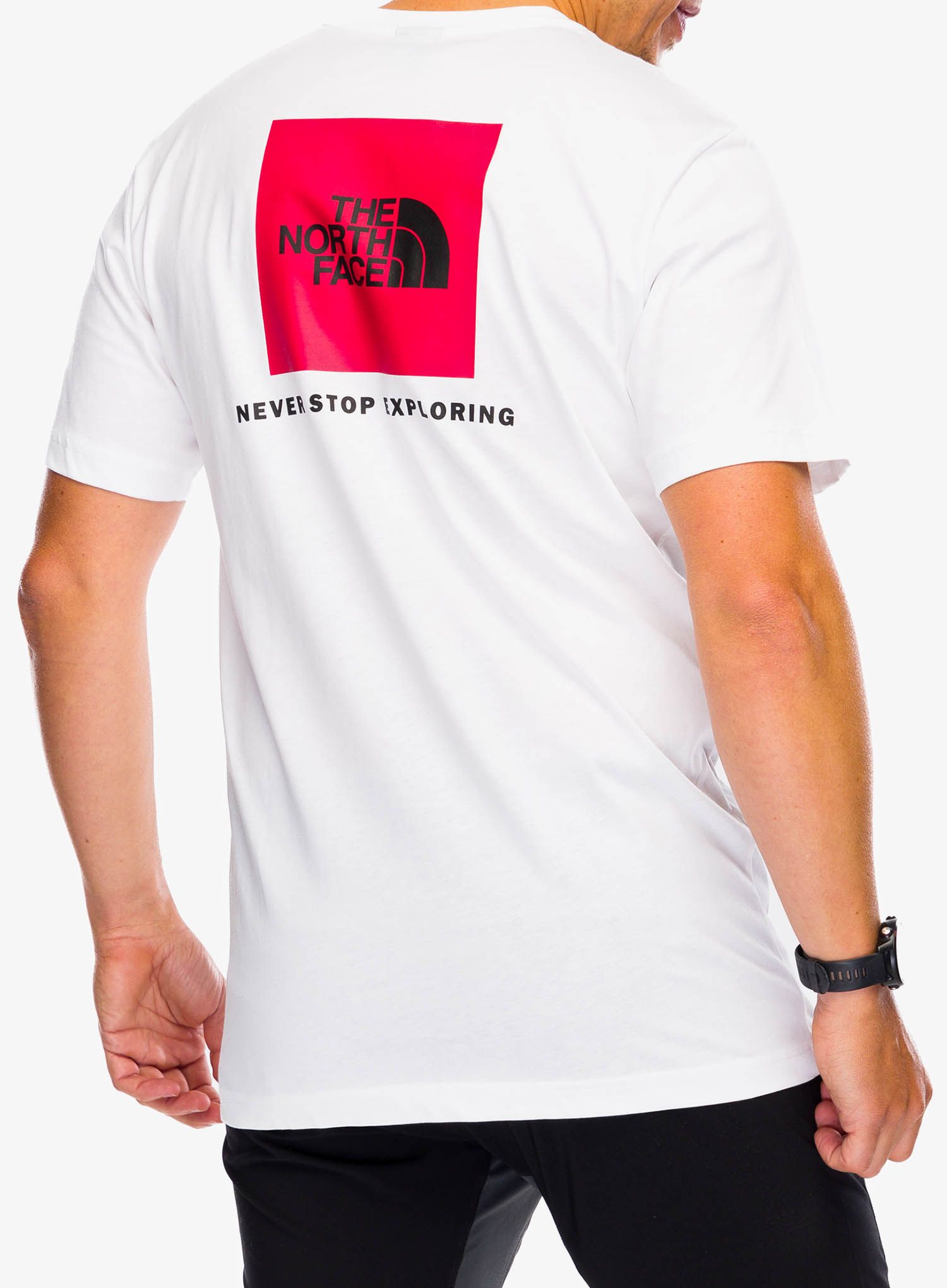 Bavlněné tričko The North Face S/S Redbox Tee - tnf white