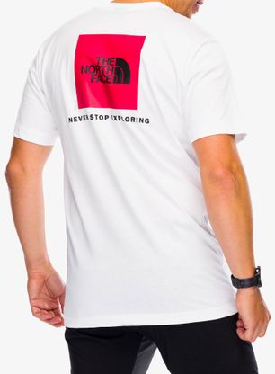 Bavlněné tričko The North Face S/S Redbox Tee - tnf white