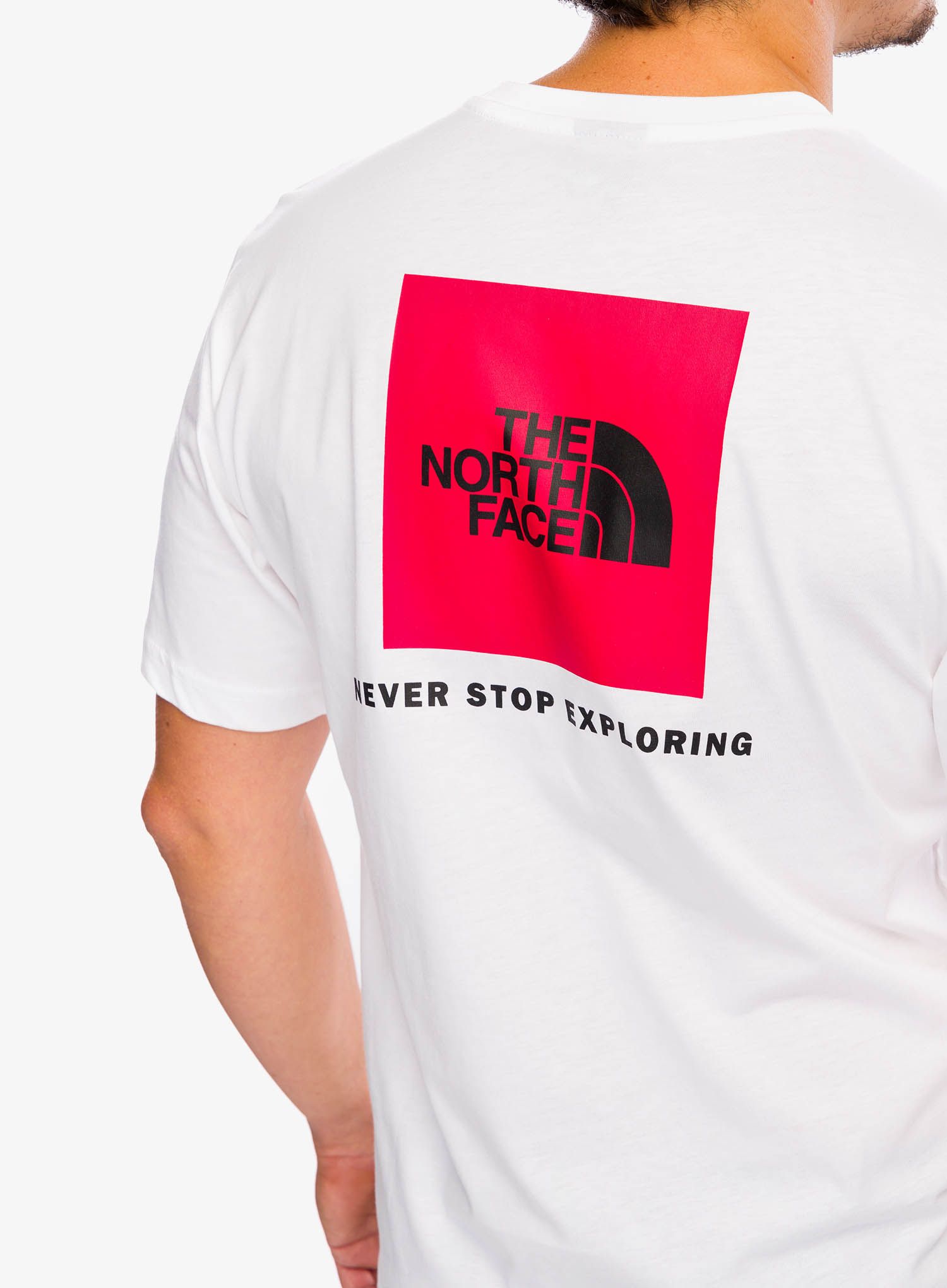 Bavlněné tričko The North Face S/S Redbox Tee - tnf white