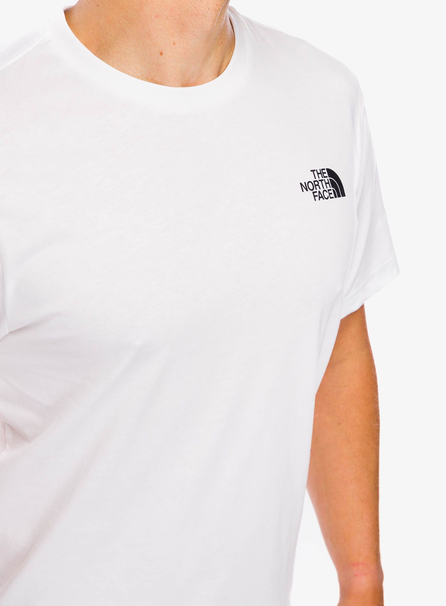 Bavlněné tričko The North Face S/S Redbox Tee - tnf white