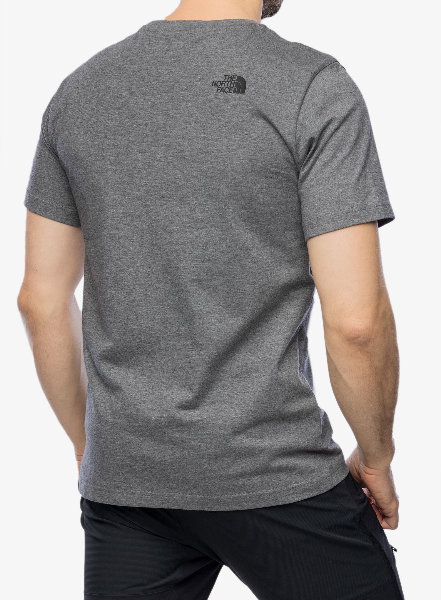 Bavlněné tričko The North Face S/S Simple Dome Tee - medium grey