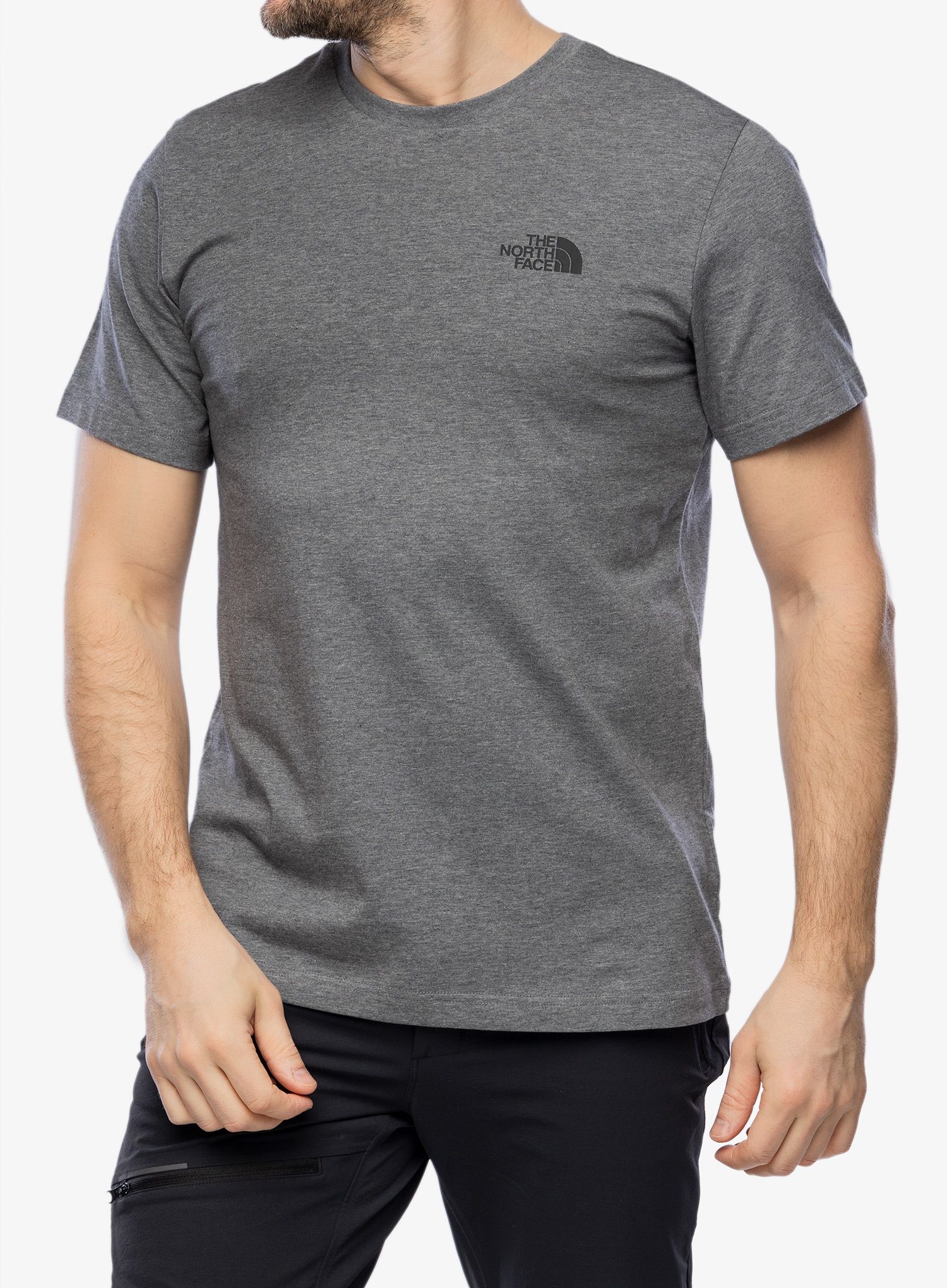 Bavlněné tričko The North Face S/S Simple Dome Tee - medium grey