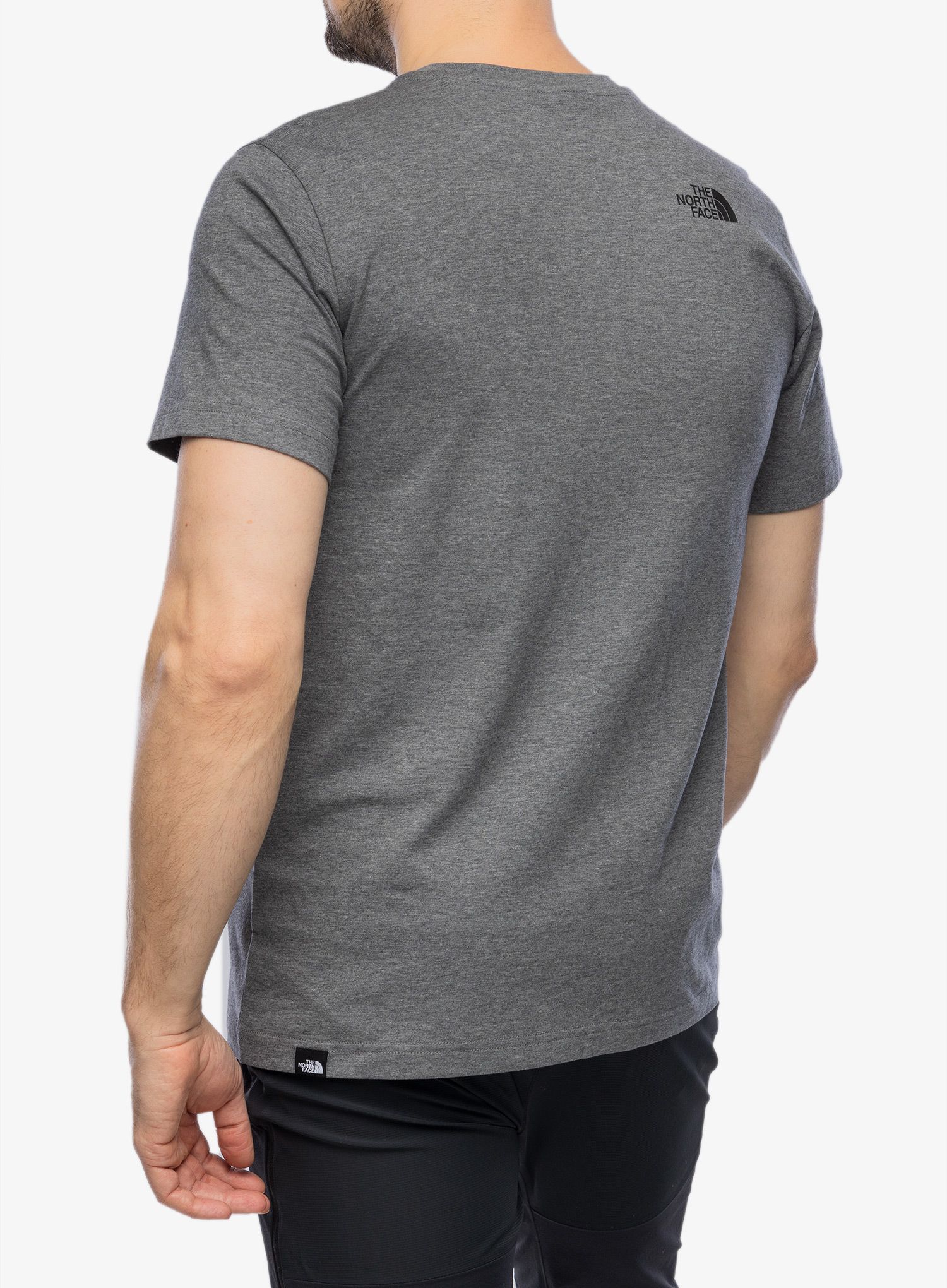 Bavlněné tričko The North Face S/S Simple Dome Tee - medium grey