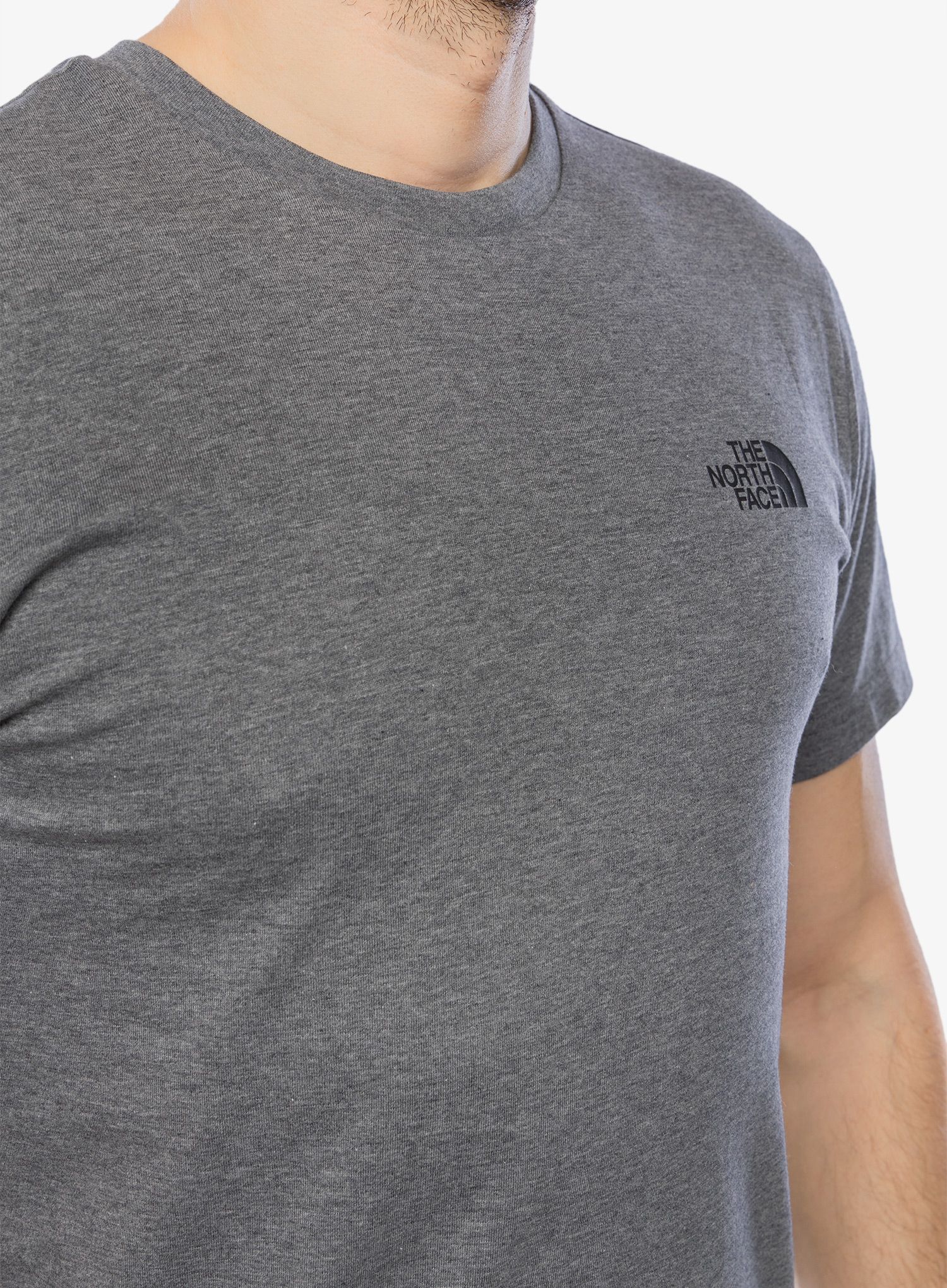 Bavlněné tričko The North Face S/S Simple Dome Tee - medium grey