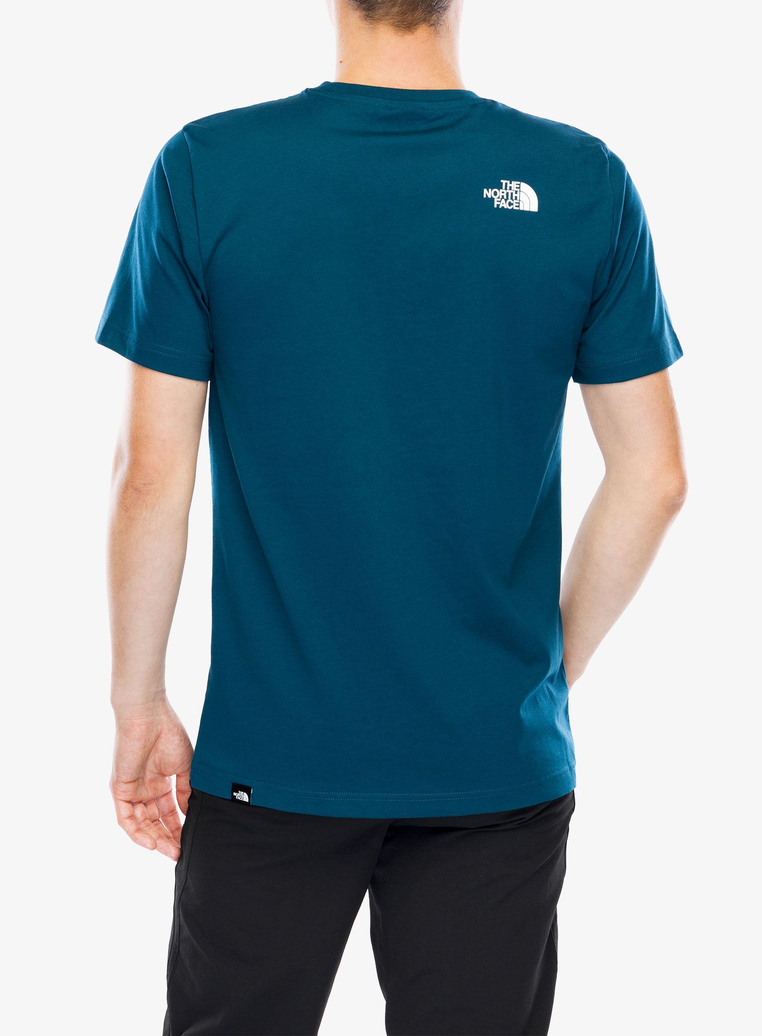 Bavlněné tričko The North Face S/S Simple Dome Tee - midnight petrol